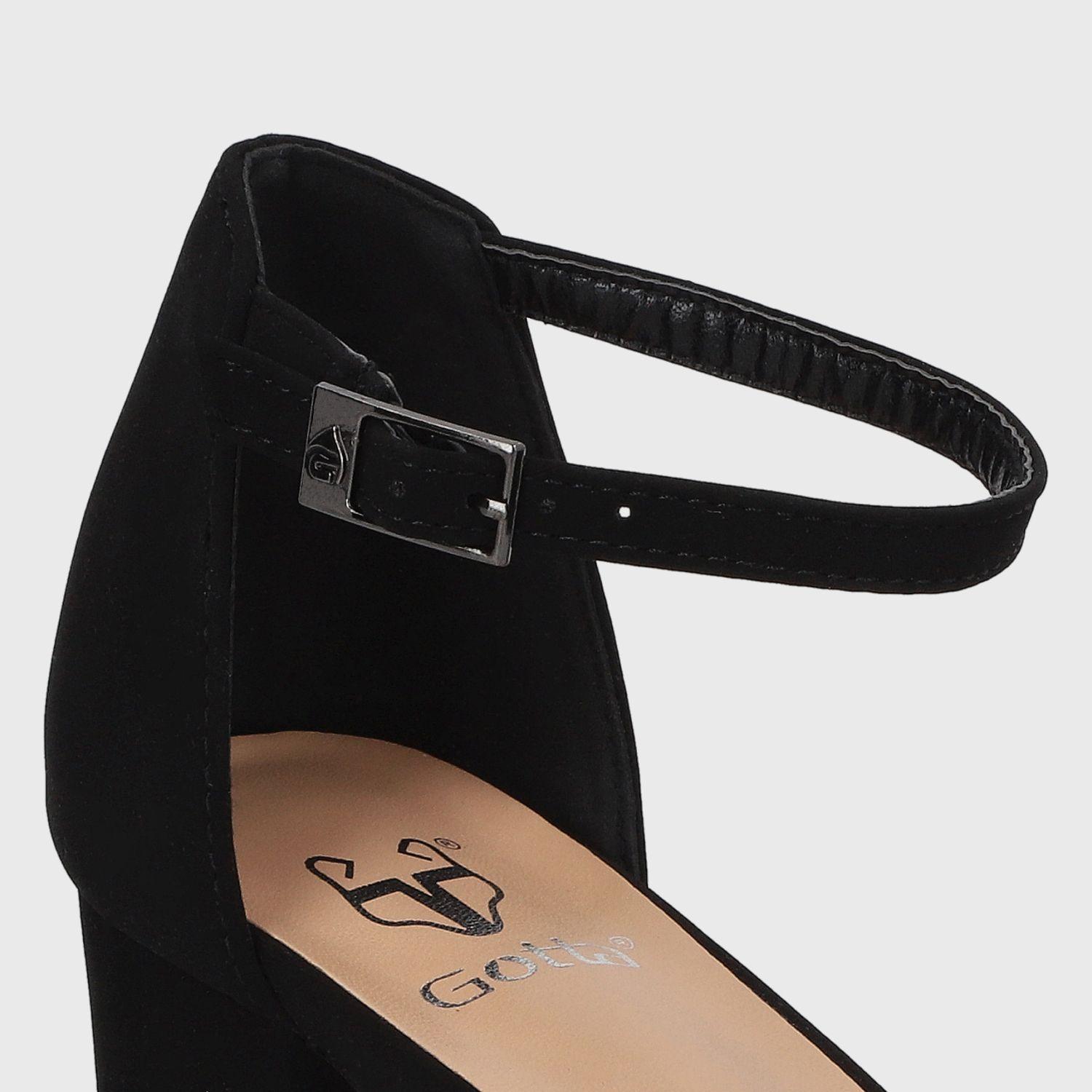 Sandalia Negra Mujer C6161 Gotta-6