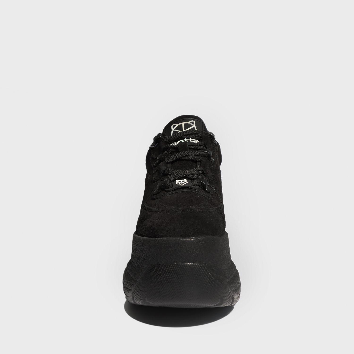 Zapatilla Cuero Negra Mujer 18530 Gotta-2