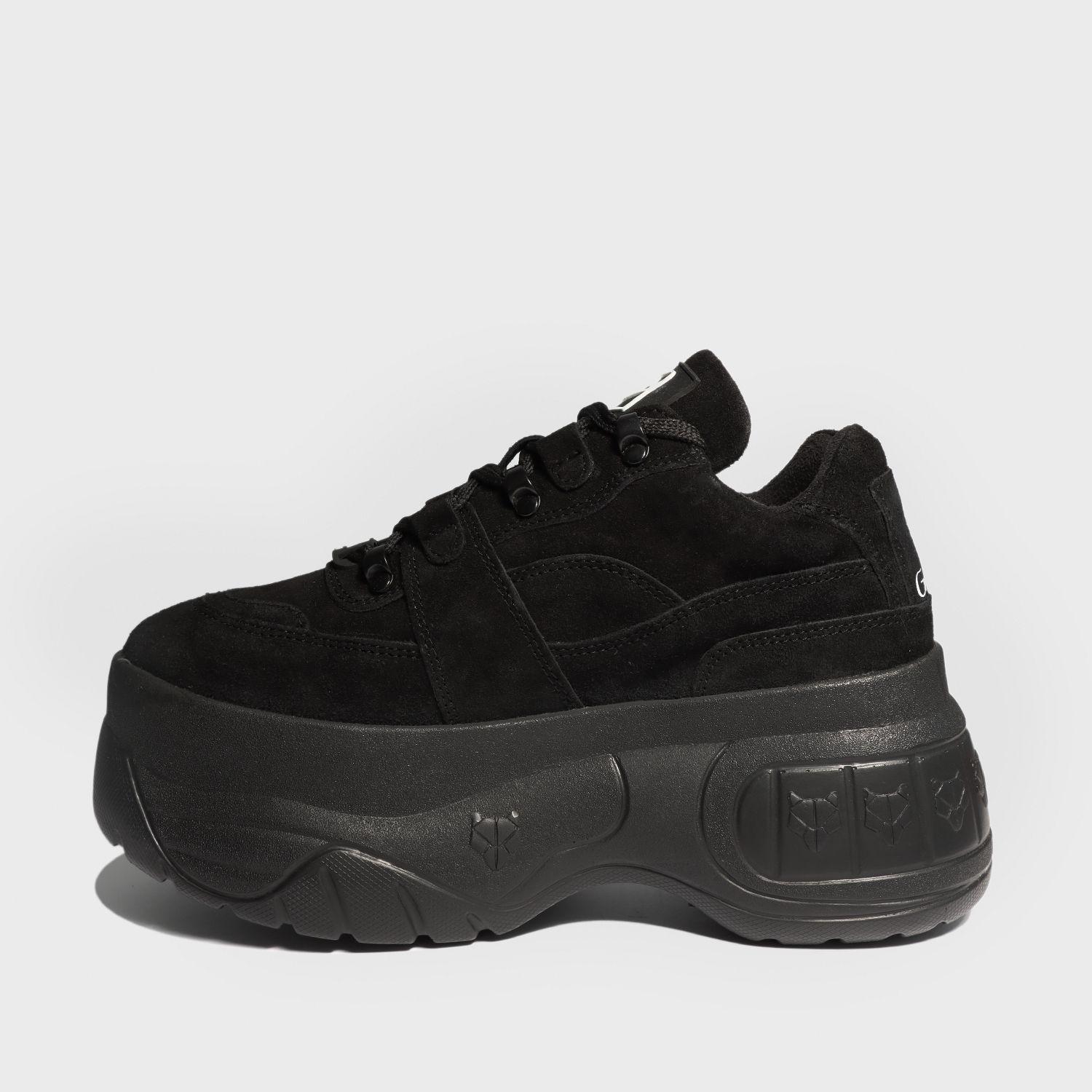 Zapatilla Cuero Negra Mujer 18530 Gotta-3