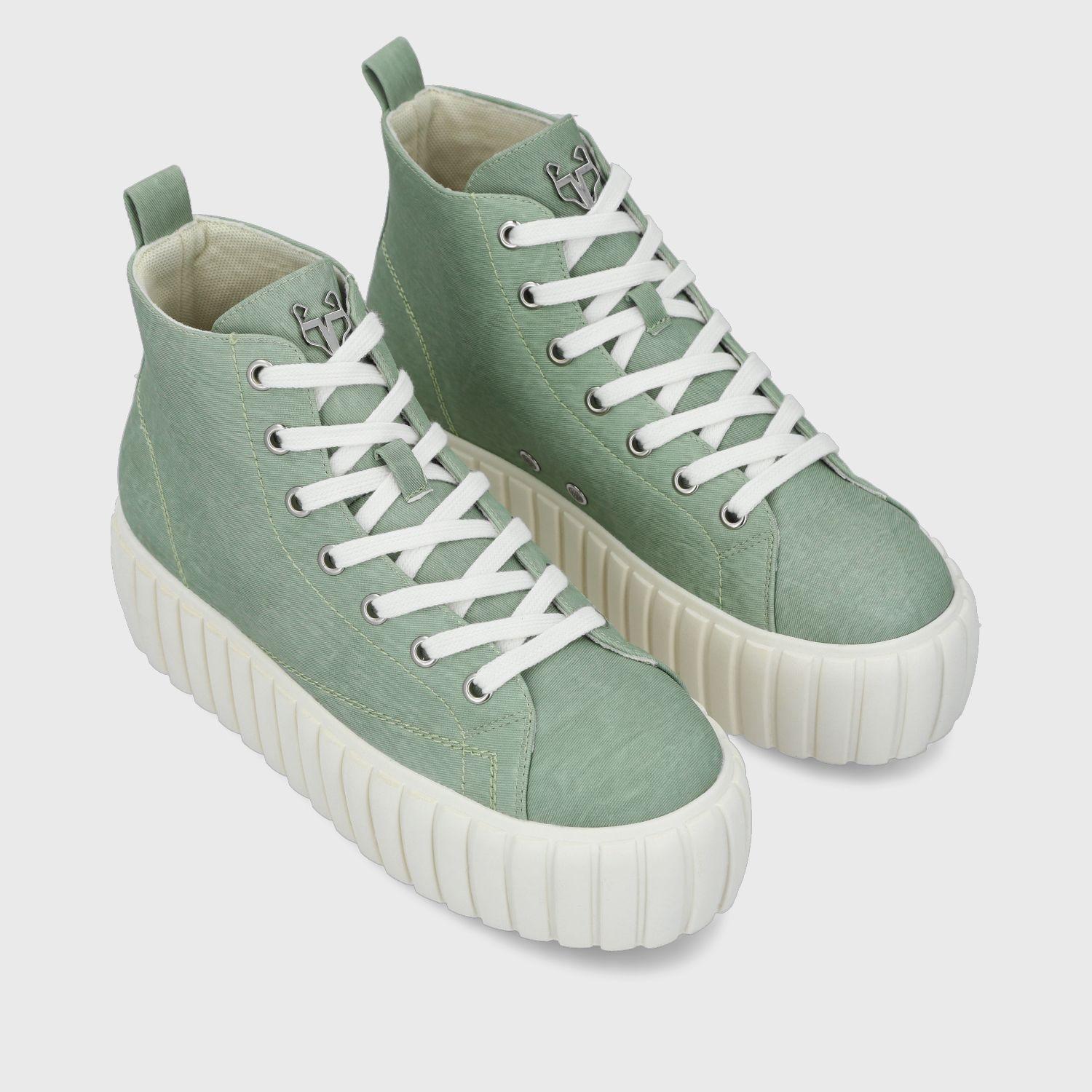 Zapatilla Caña Verde Mujer 43072 Gotta-2