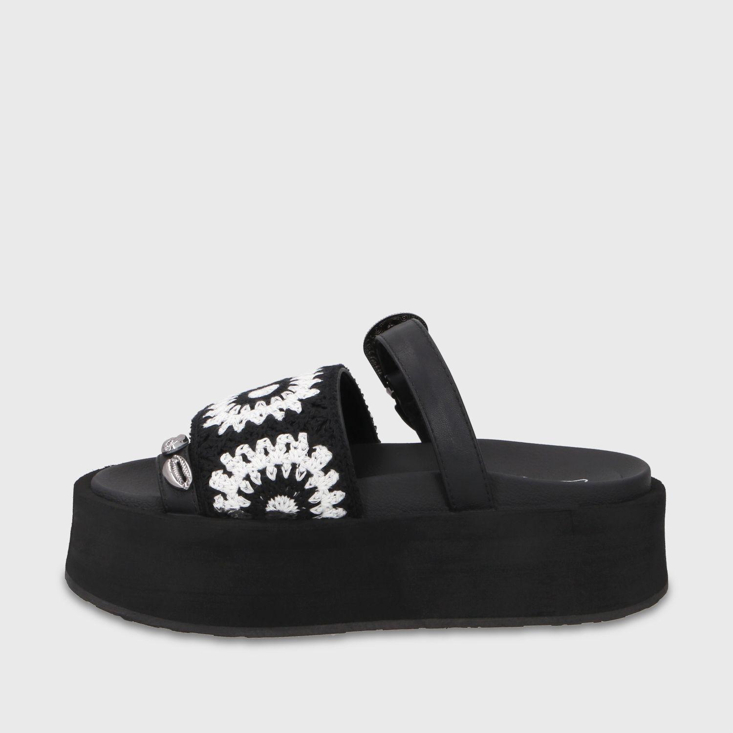 Sandalia Plataforma Negra Mujer 55942 Gotta-3