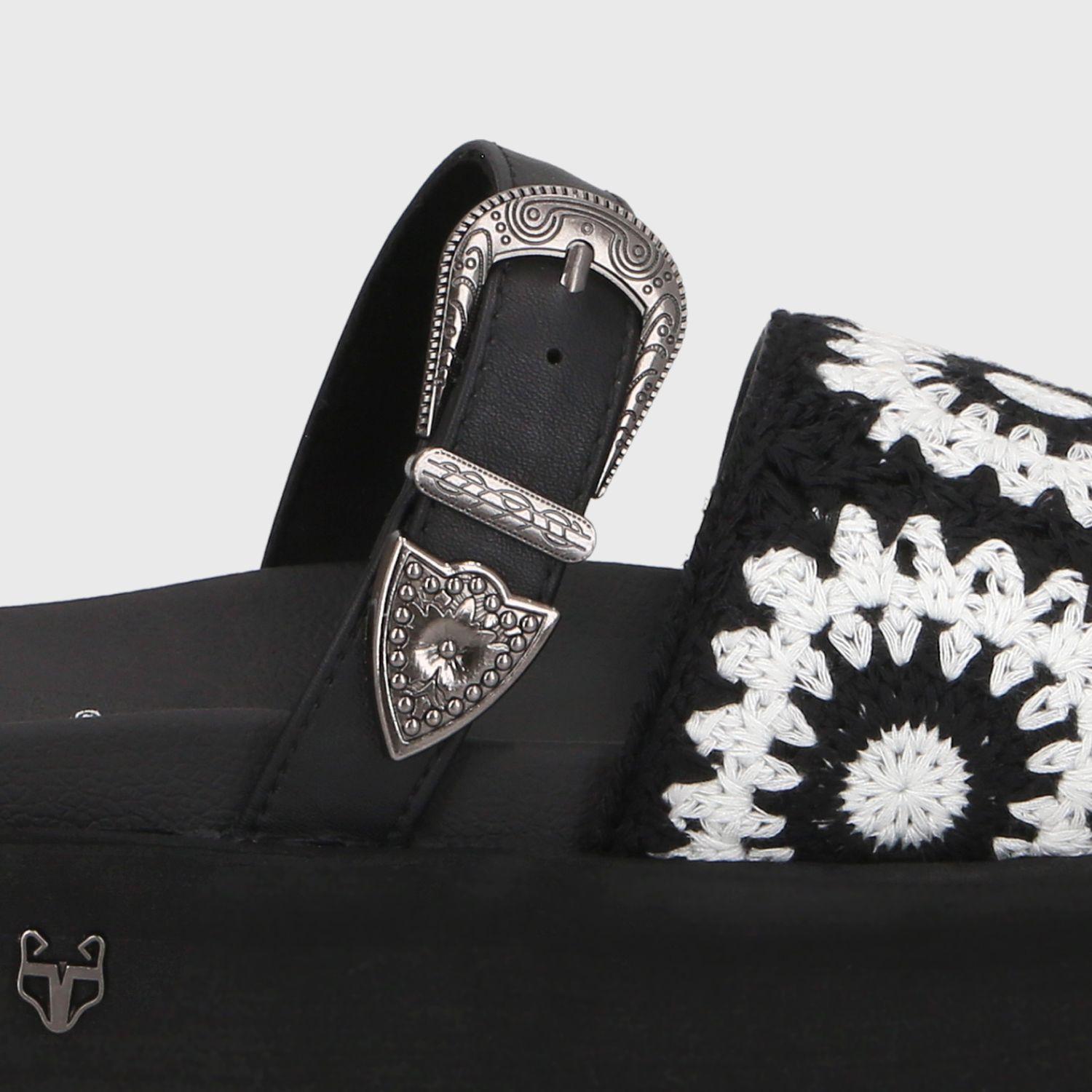 Sandalia Plataforma Negra Mujer 55942 Gotta-5