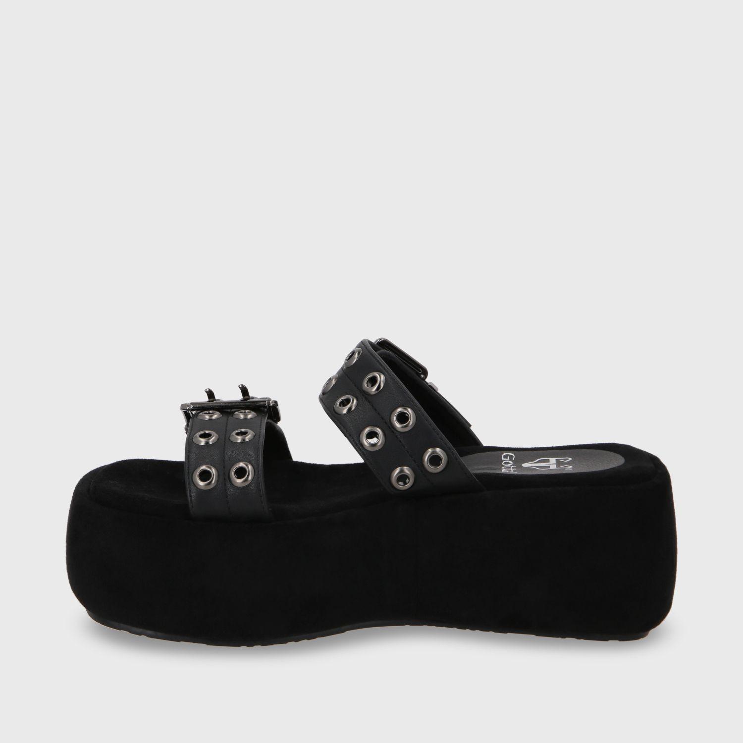 Sandalia Plataforma Negro Mujer 55961 Gotta-3