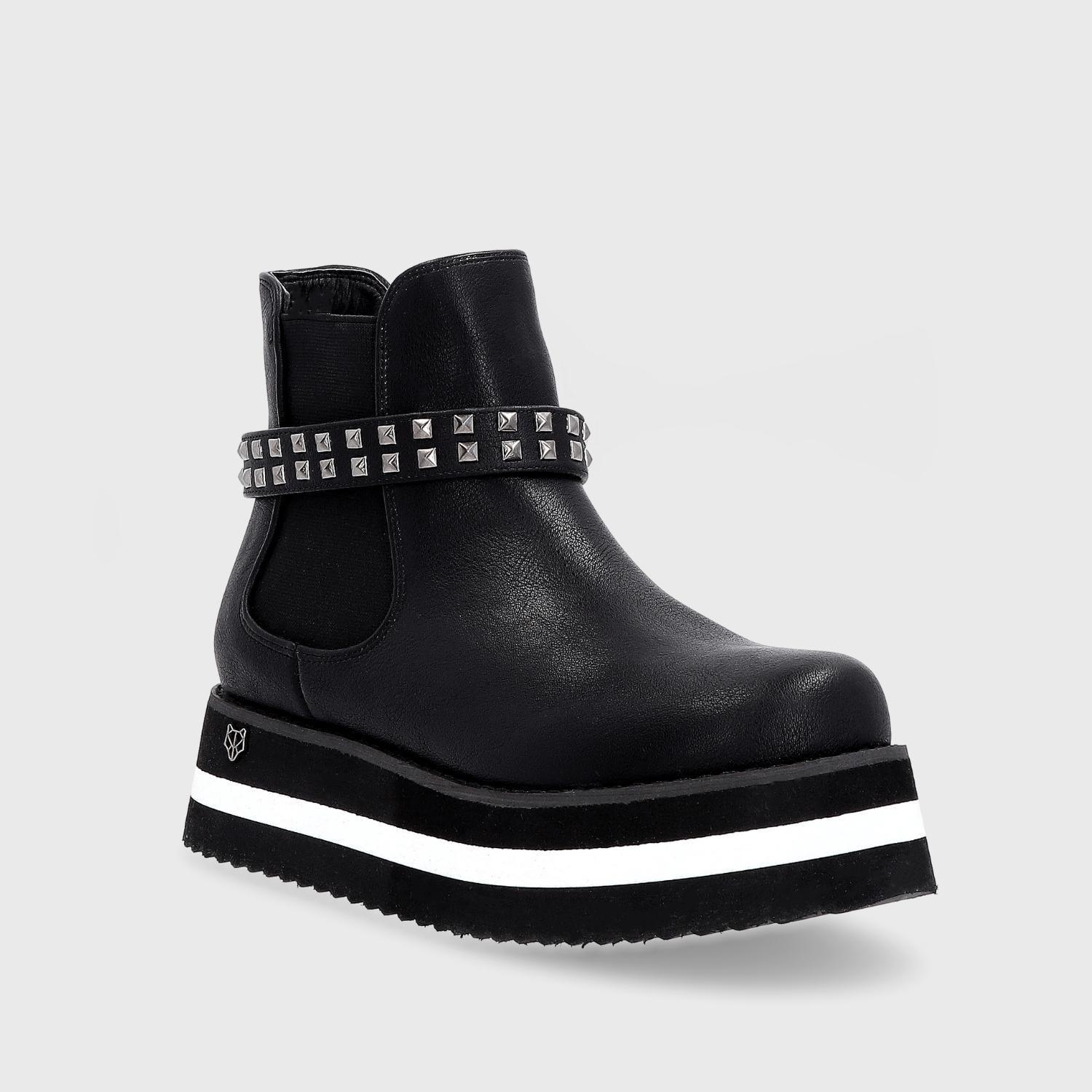 Botín Negro Mujer 25921 Gotta-1