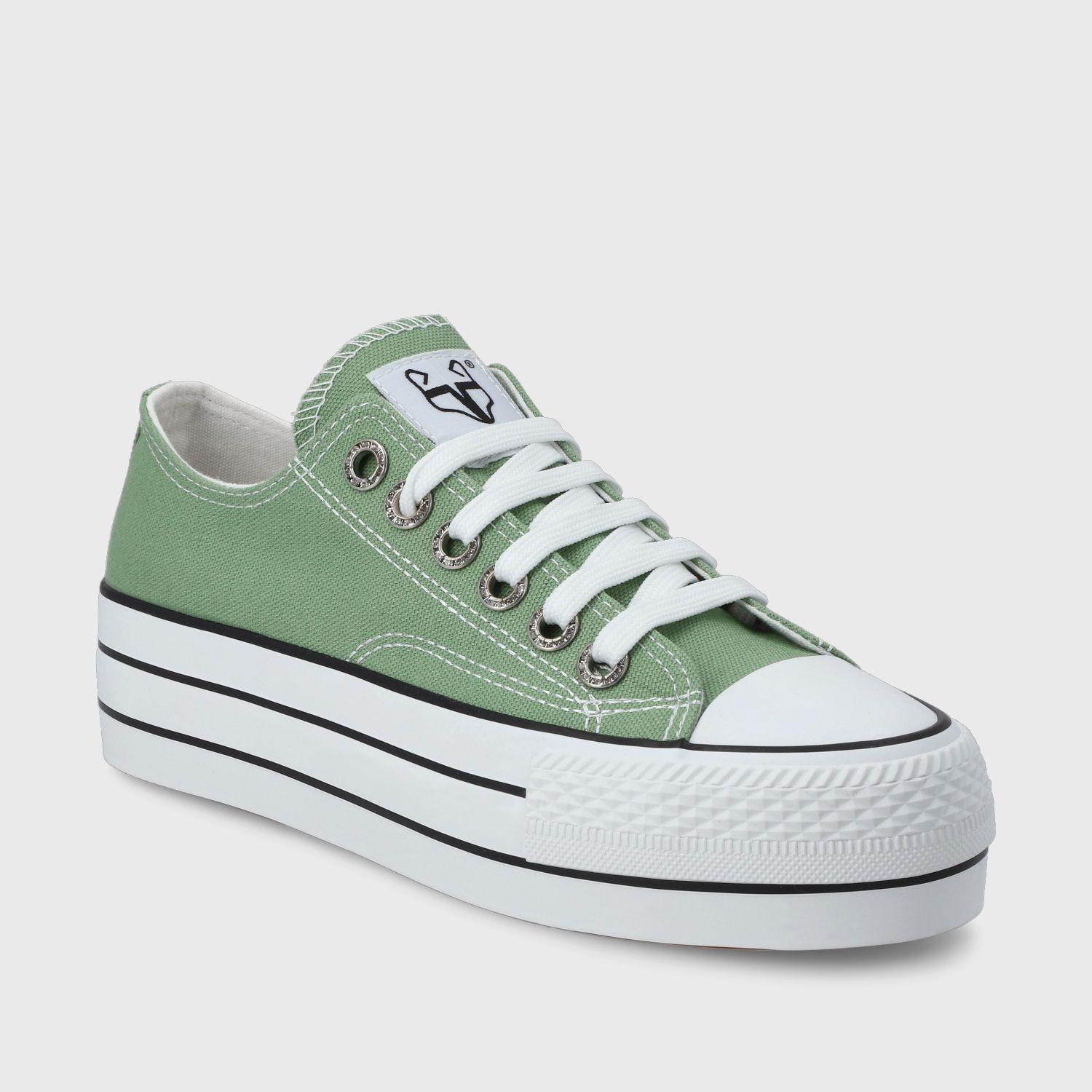 Zapatilla Verde Mujer 48031 Gotta-1
