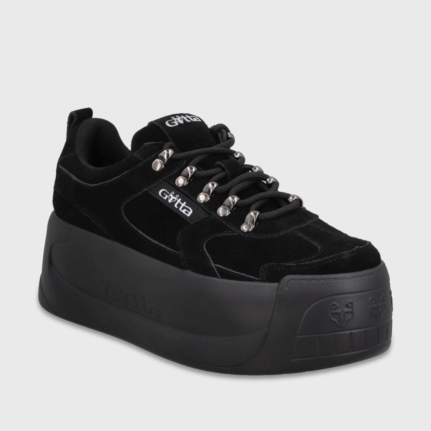 Zapatilla Plataforma Negra Mujer C732B Gotta-1