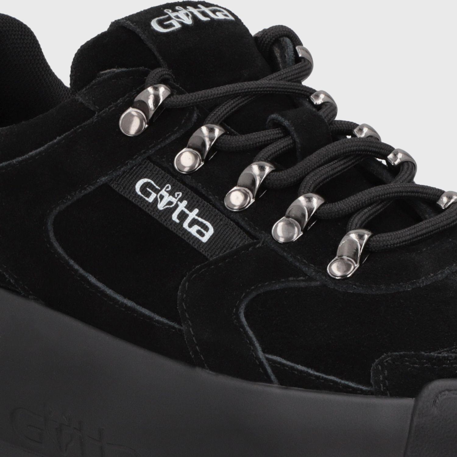 Zapatilla Plataforma Negra Mujer C732B Gotta-5