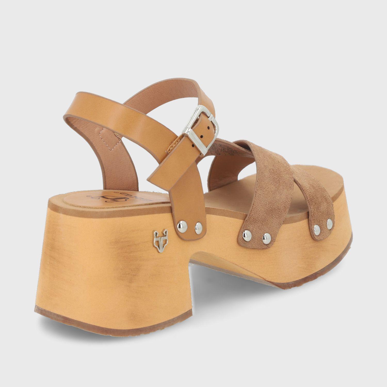 Sandalia Camel Mujer 35263 Gotta-4