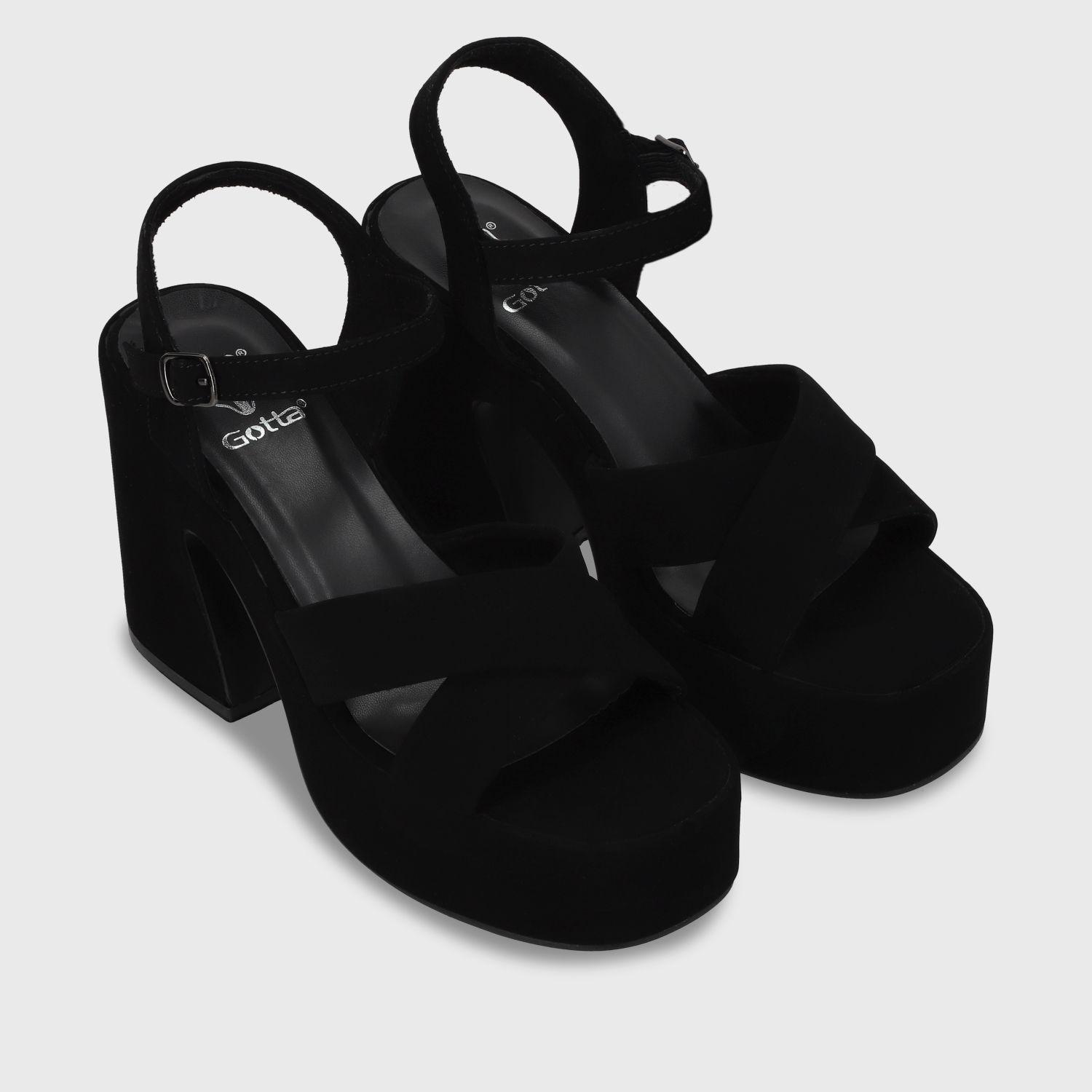 Sandalia Negra  Mujer 45701 Gotta-2