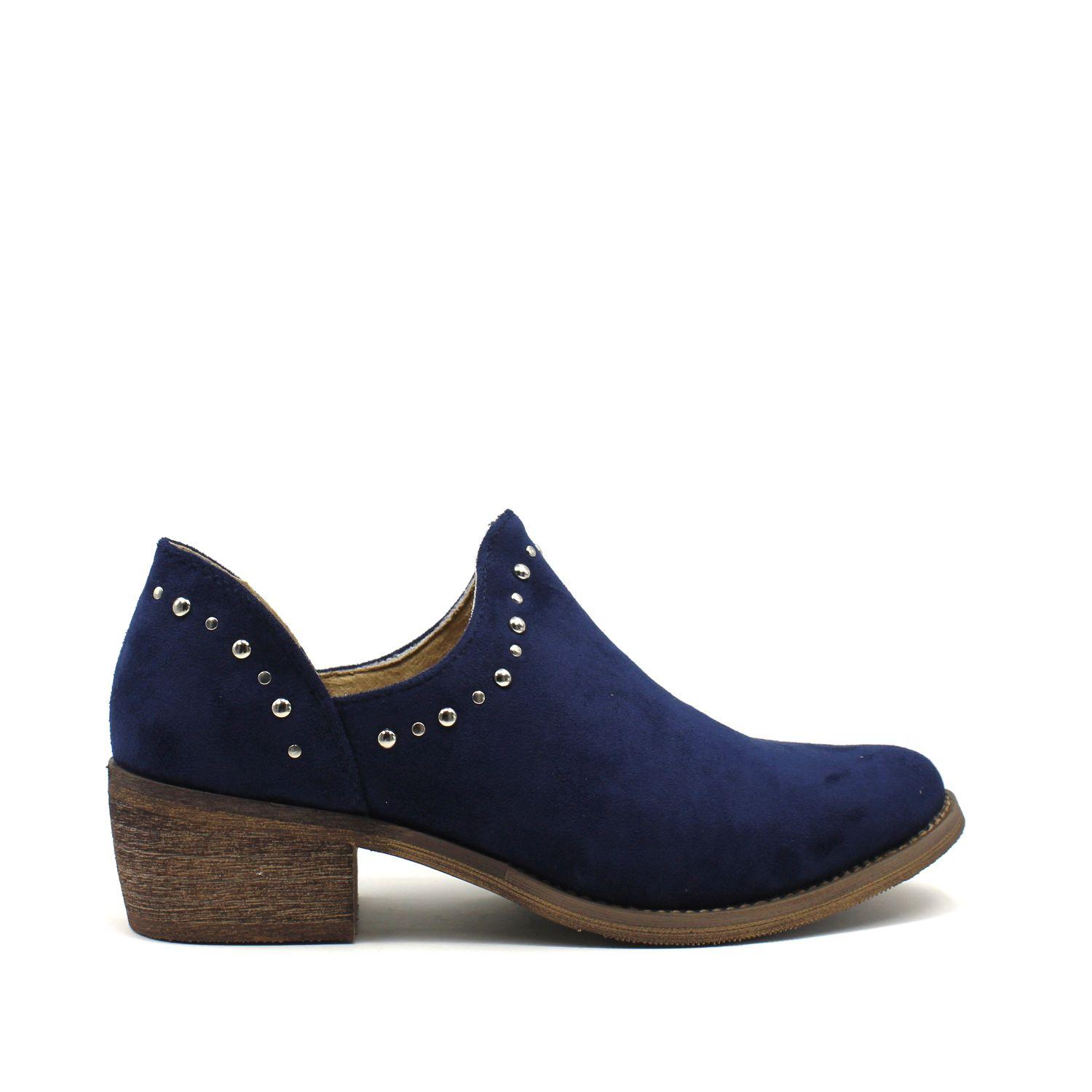 Zapato Taco Azul Mujer 87158 Gotta-0
