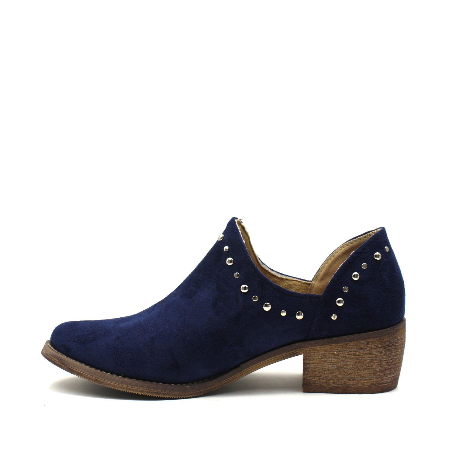 Zapato Taco Azul Mujer 87158 Gotta-3