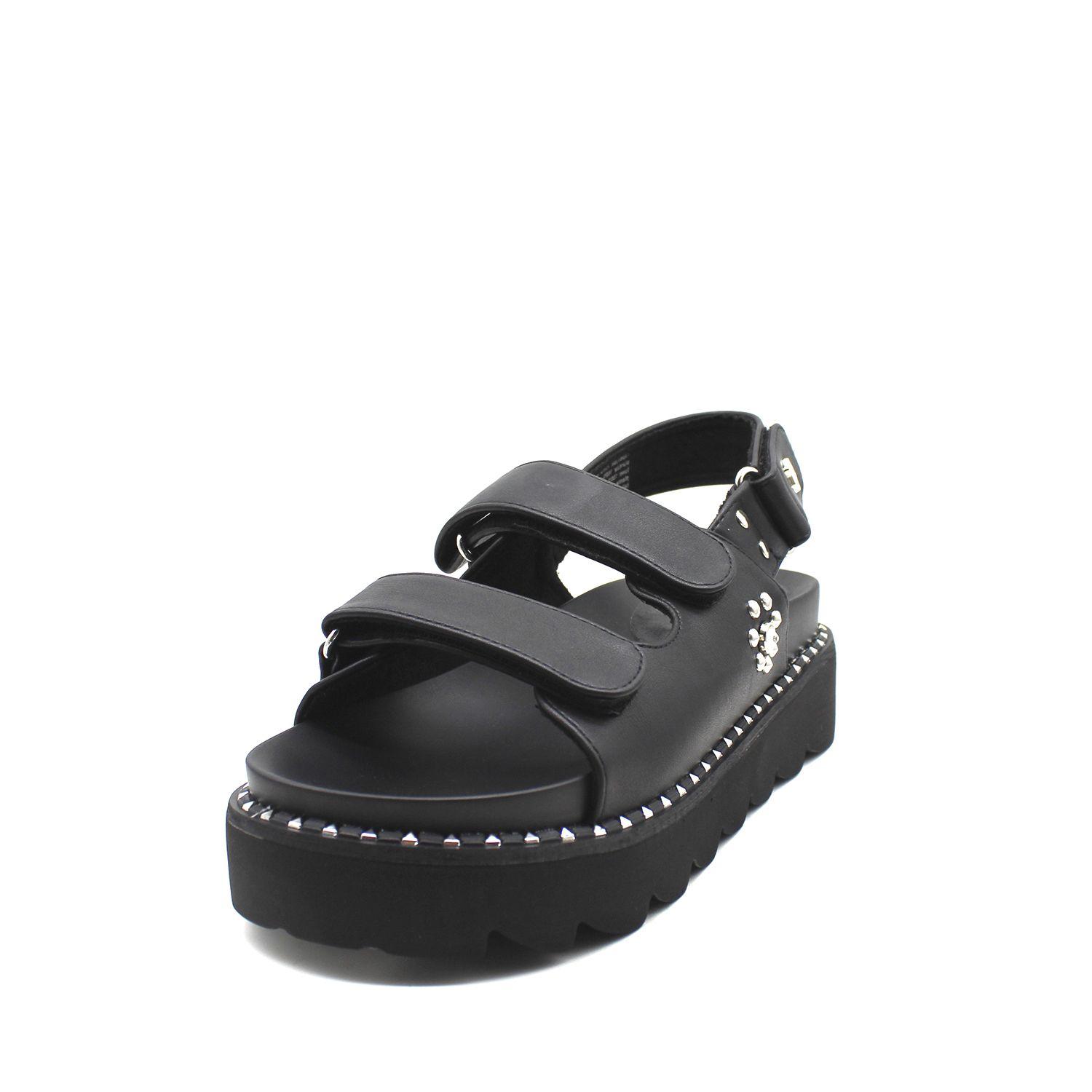 Sandalia Negra Mujer 15735 Gotta-2