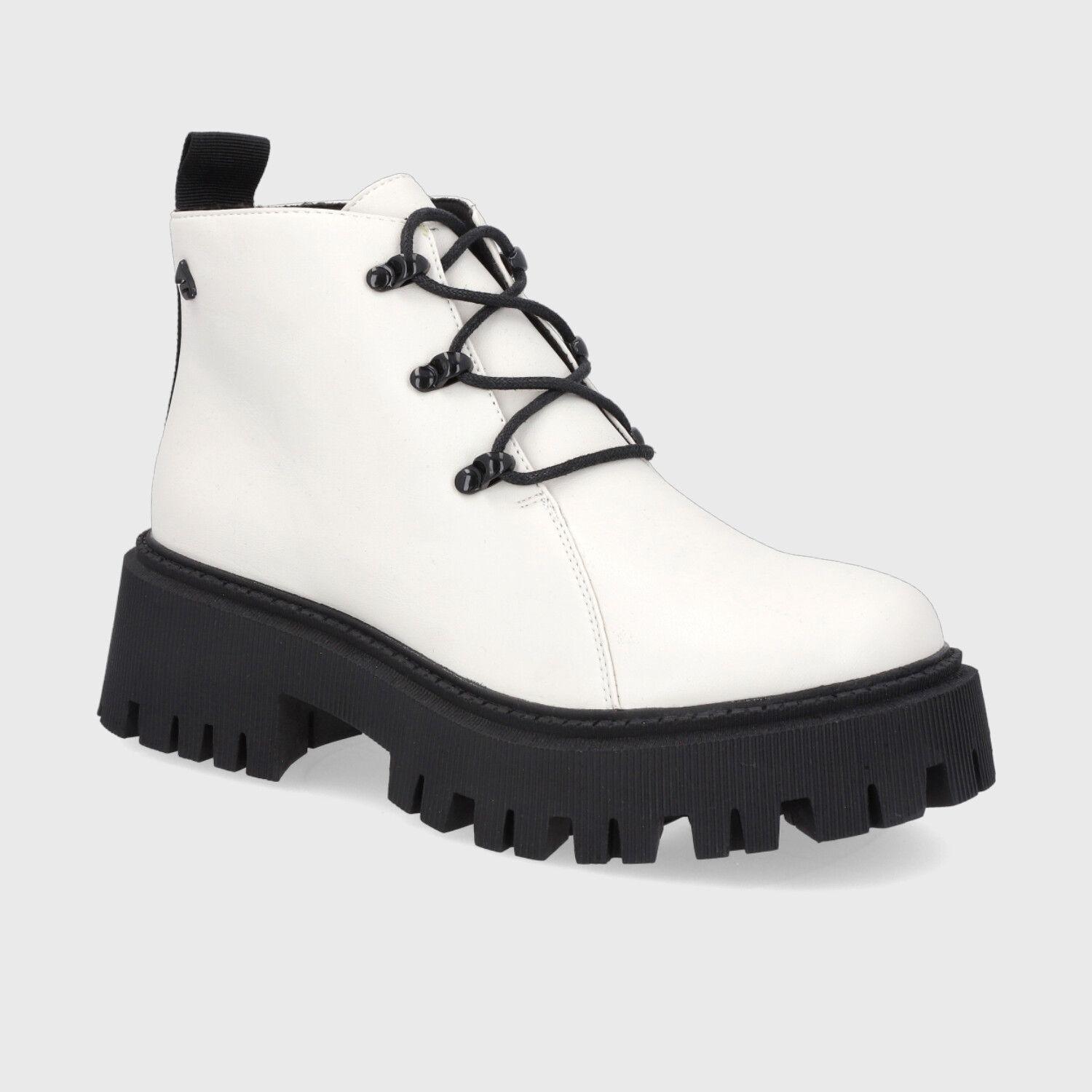 Botín Plataforma Blanco Mujer 23500 Gotta-1