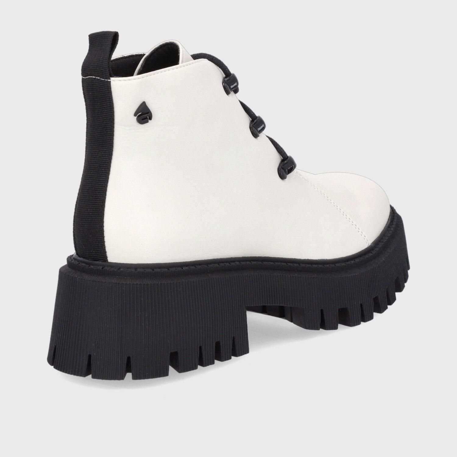 Botín Plataforma Blanco Mujer 23500 Gotta-4