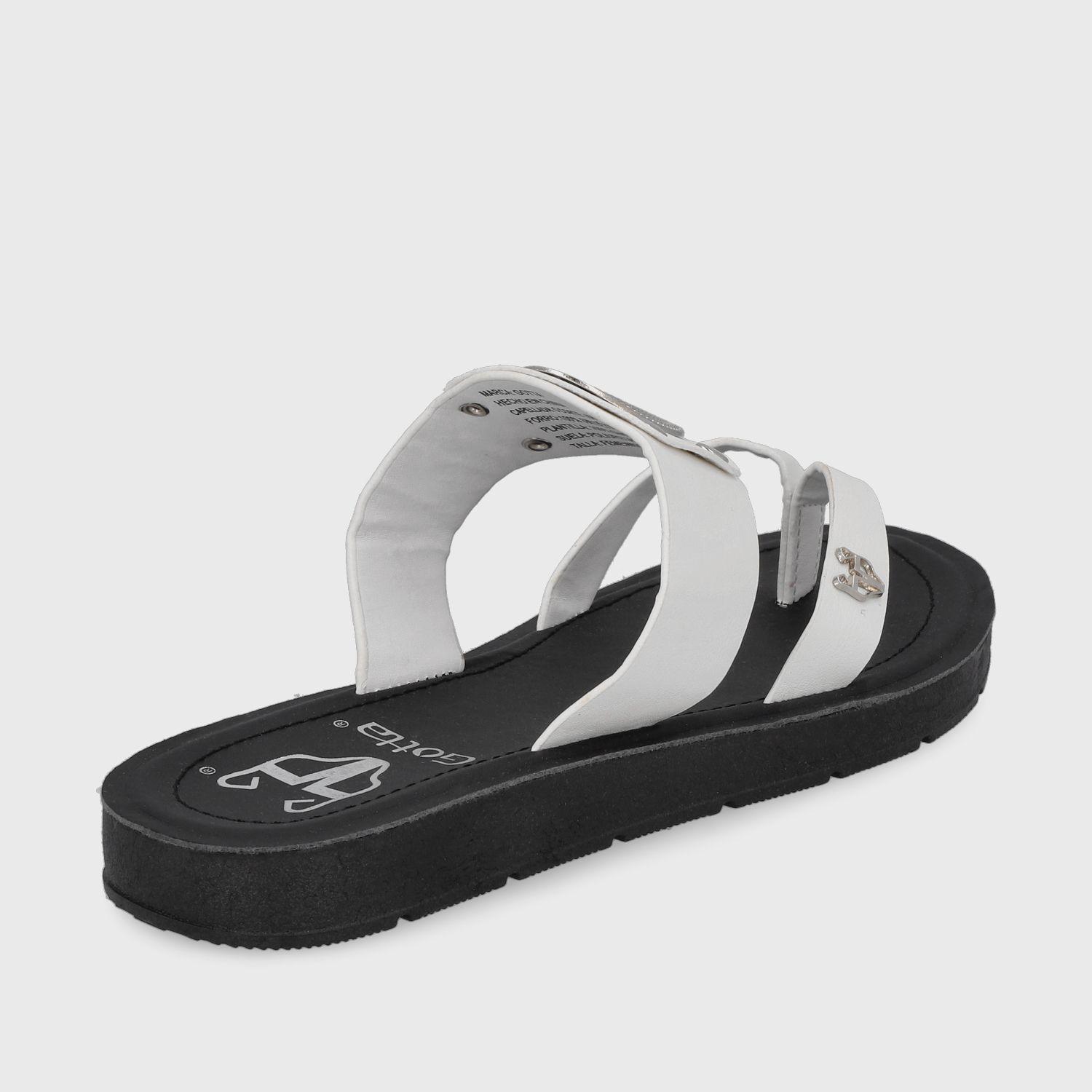 Sandalia Blanca  Mujer 13256 Gotta-4