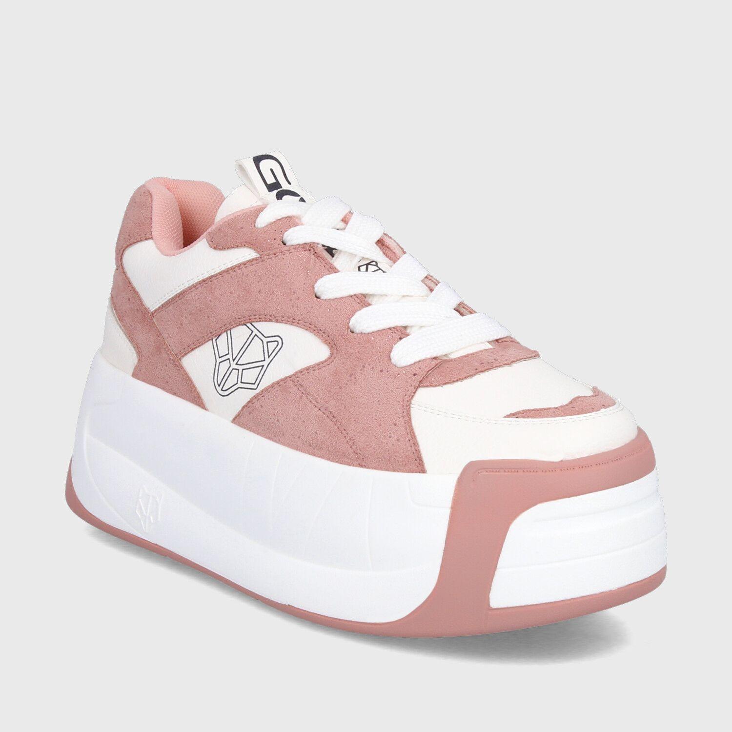 Zapatilla Plataforma Rosada Mujer C7325 Gotta-1