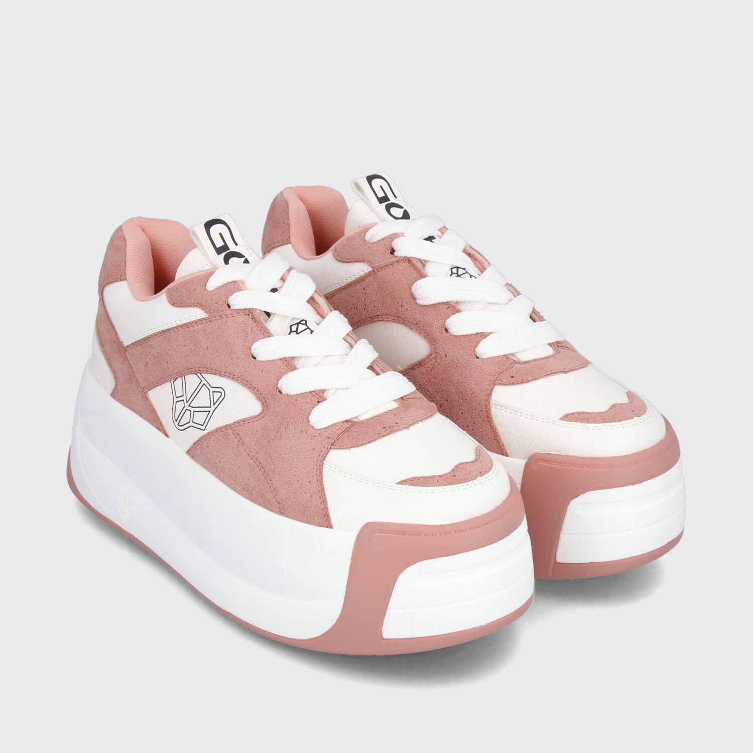 Zapatilla Plataforma Rosada Mujer C7325 Gotta-2