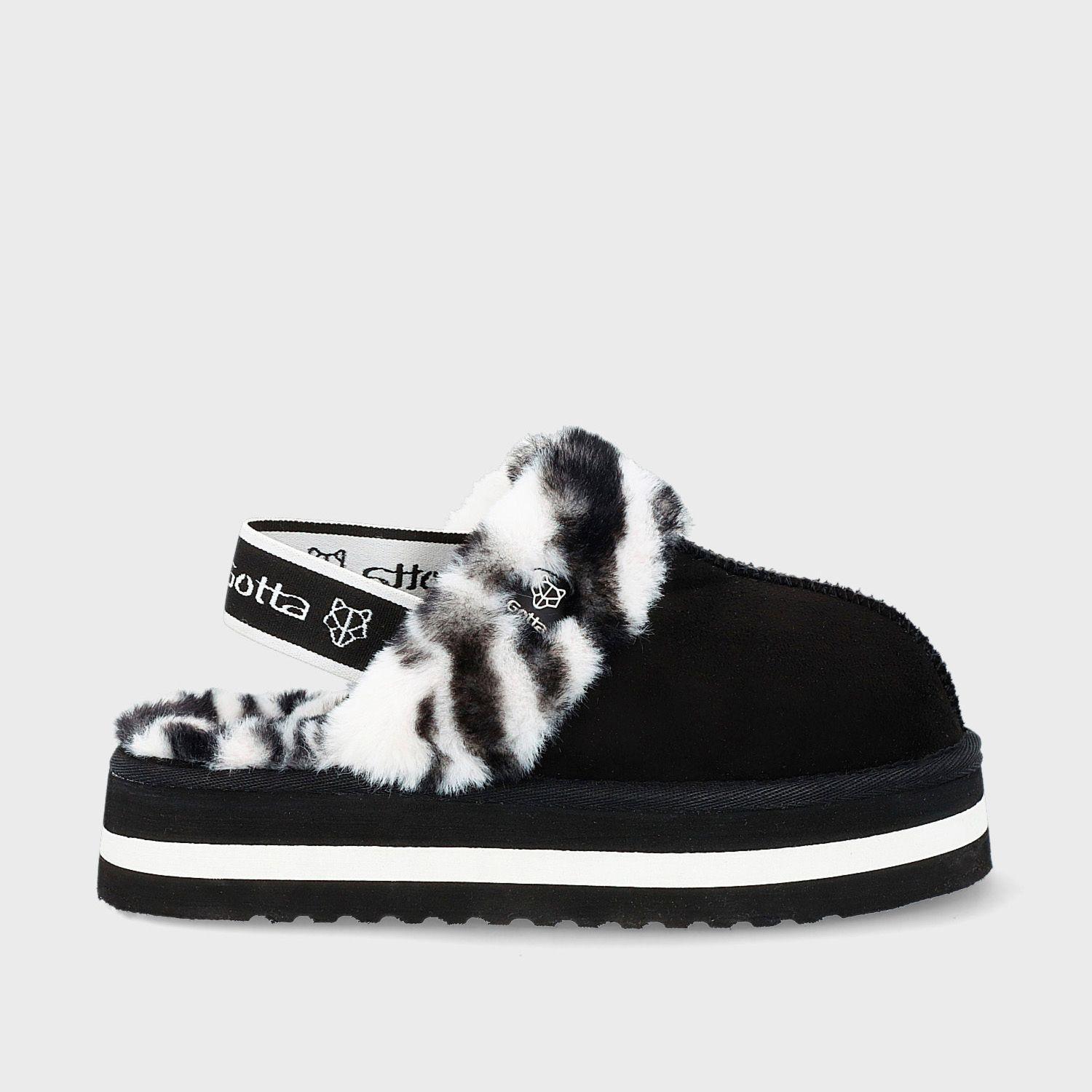 Slipper Negra Mujer 15311 Gotta-0