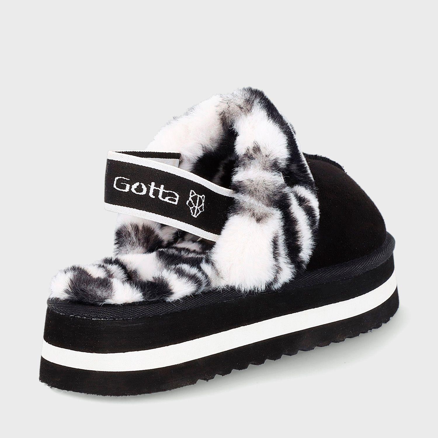 Slipper Negra Mujer 15311 Gotta-4