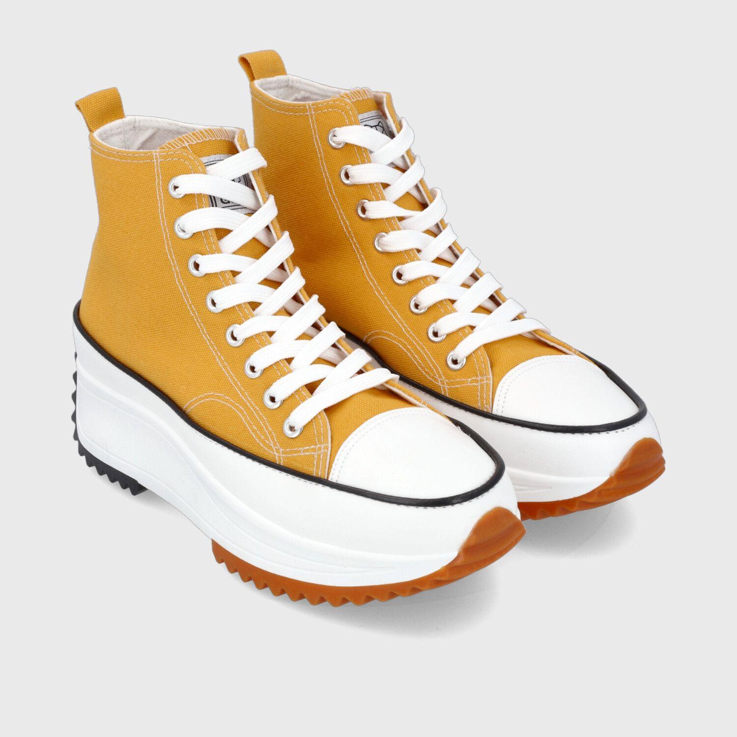 Zapatilla Plataforma Amarilla Mujer 25971 Gotta-2