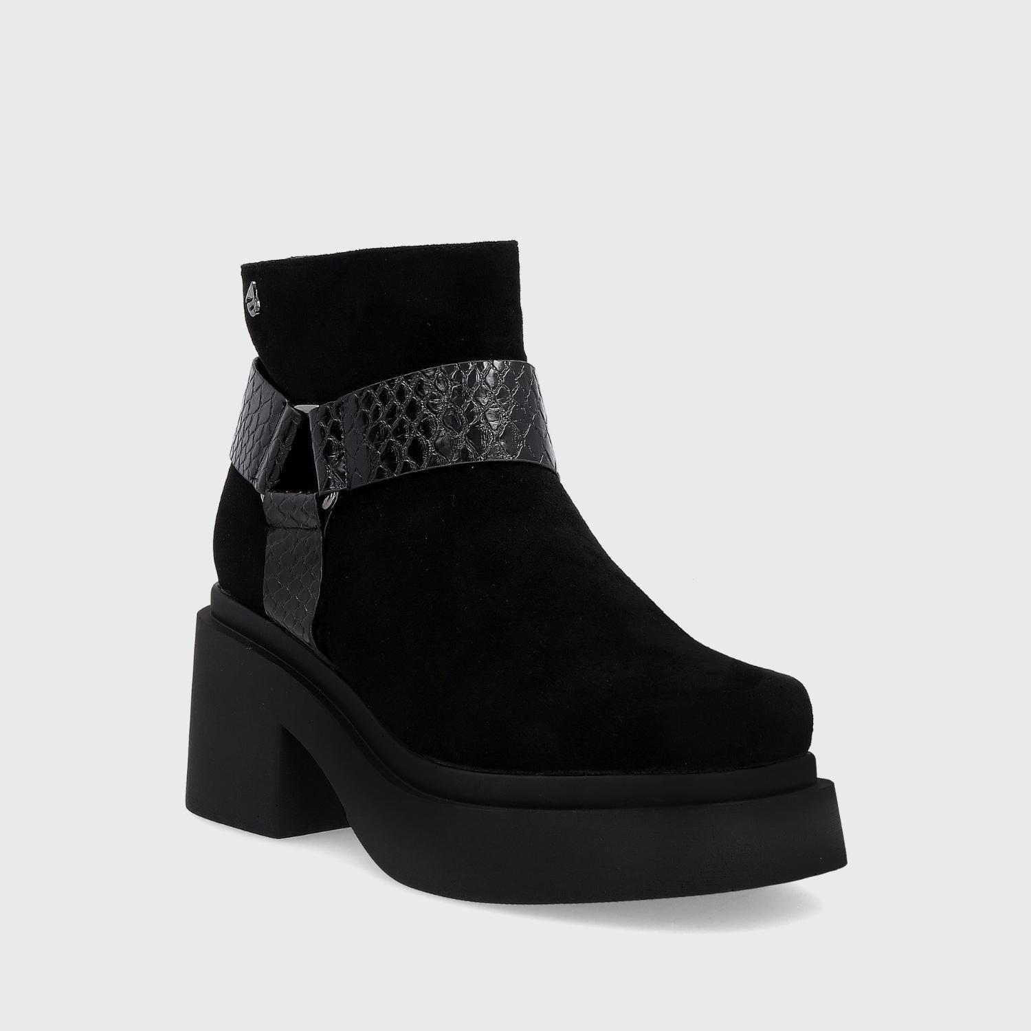Botín Taco Negro Mujer 25673 Gotta-1