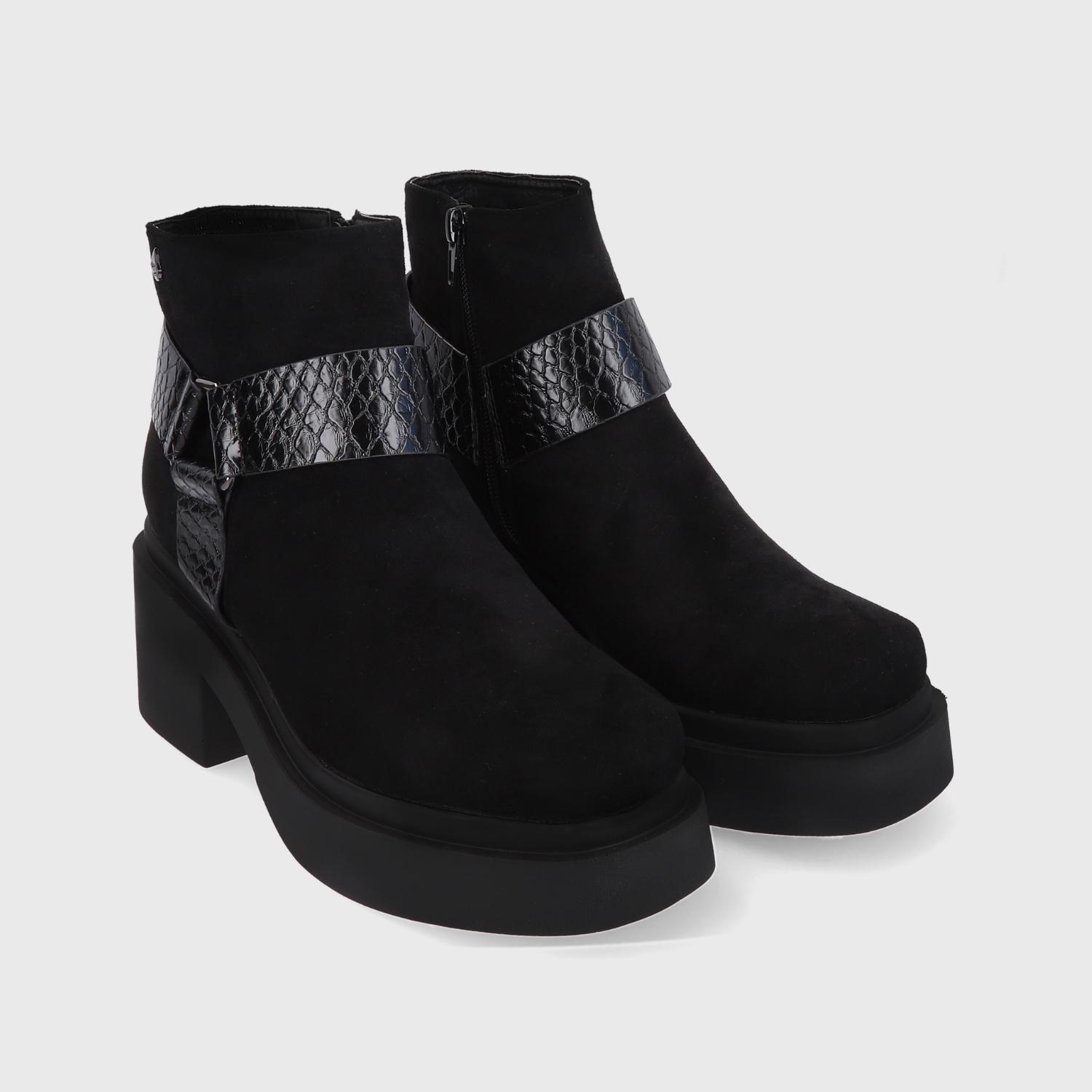 Botín Taco Negro Mujer 25673 Gotta-2