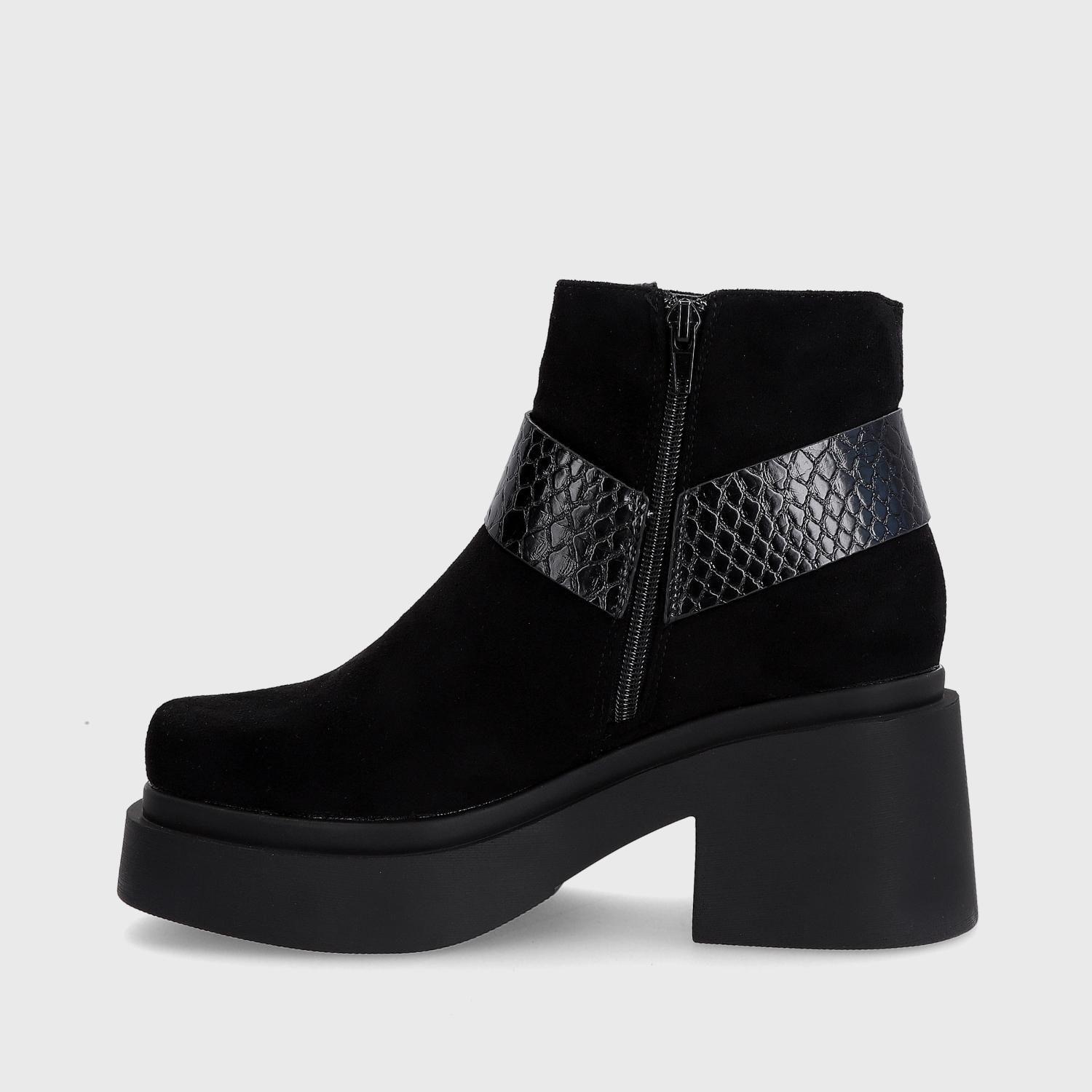 Botín Taco Negro Mujer 25673 Gotta-3