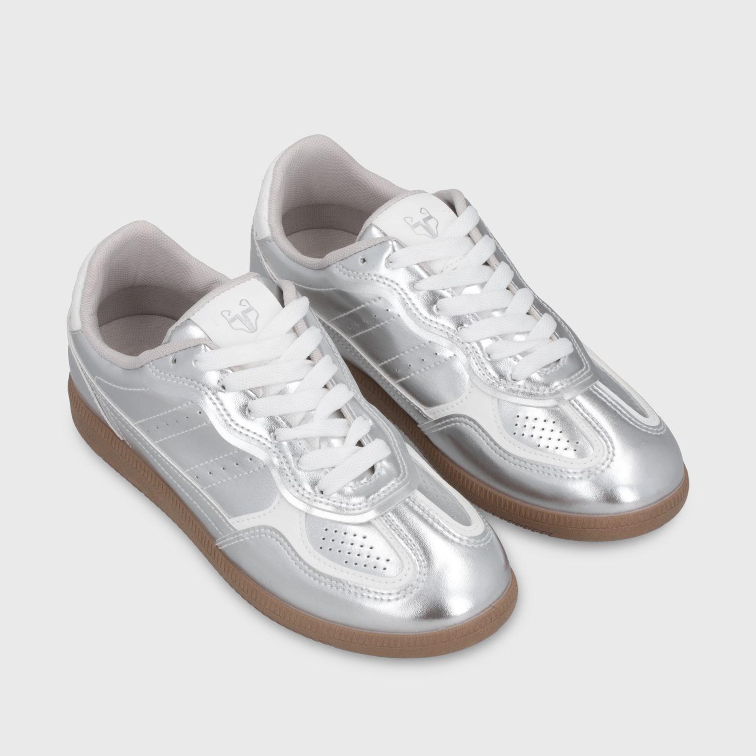 Zapatilla Plateada Mujer 4806209 Gotta-2