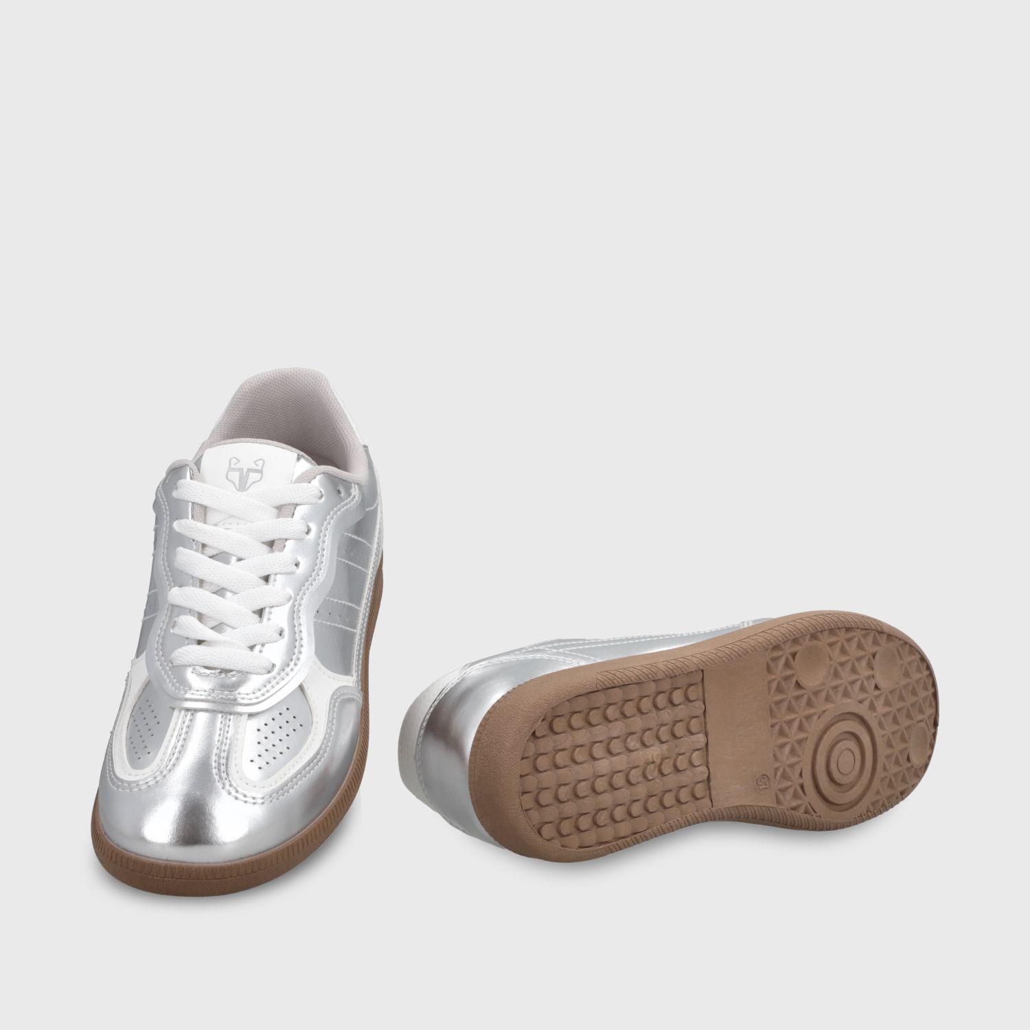 Zapatilla Plateada Mujer 4806209 Gotta-6