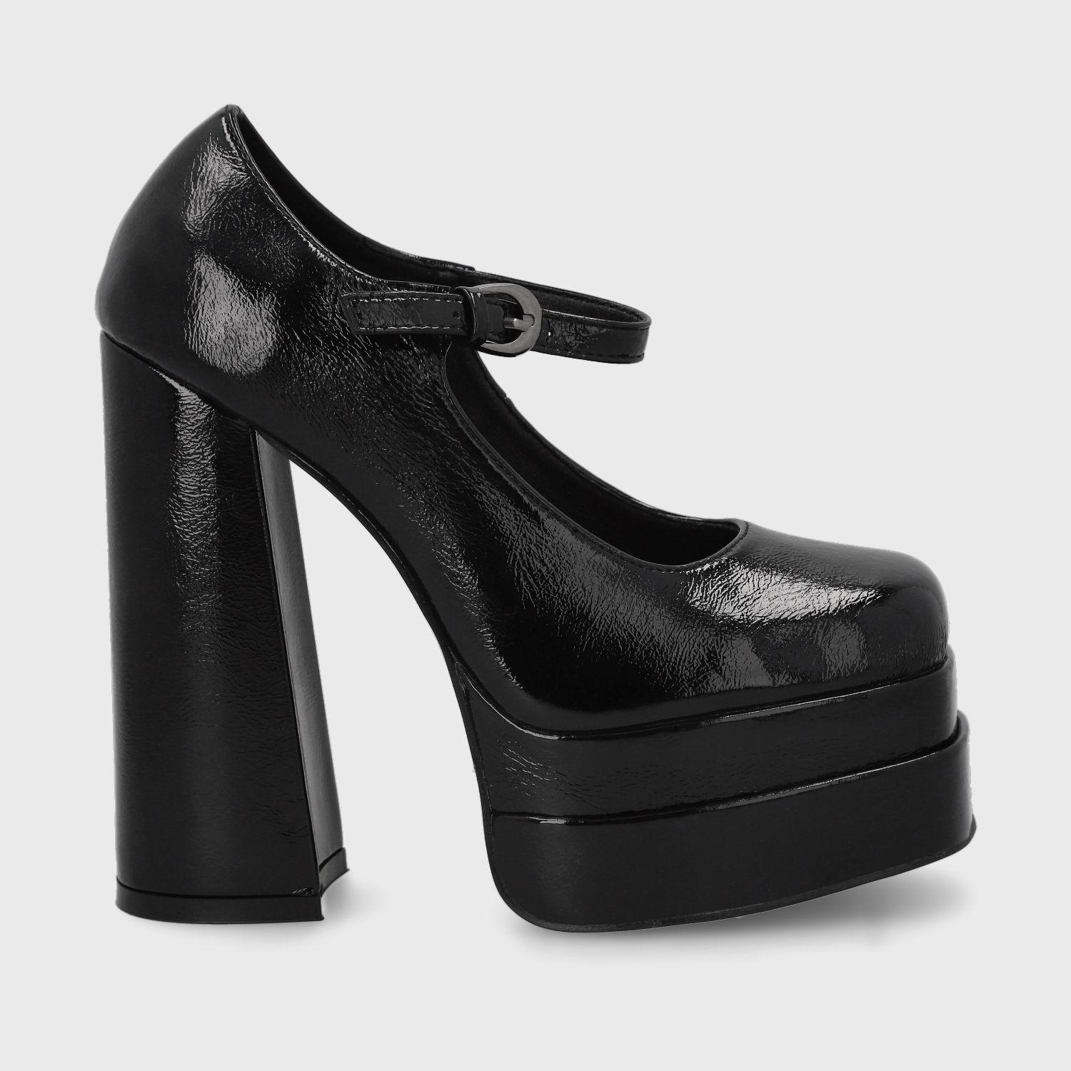Zapato Plataforma Negro  Mujer 25913 Gotta-0