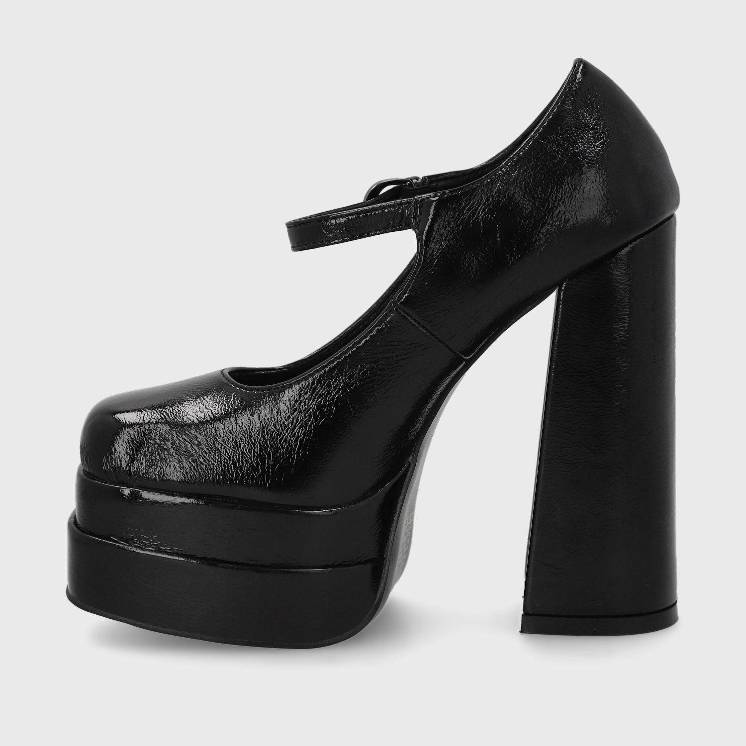 Zapato Plataforma Negro  Mujer 25913 Gotta-3