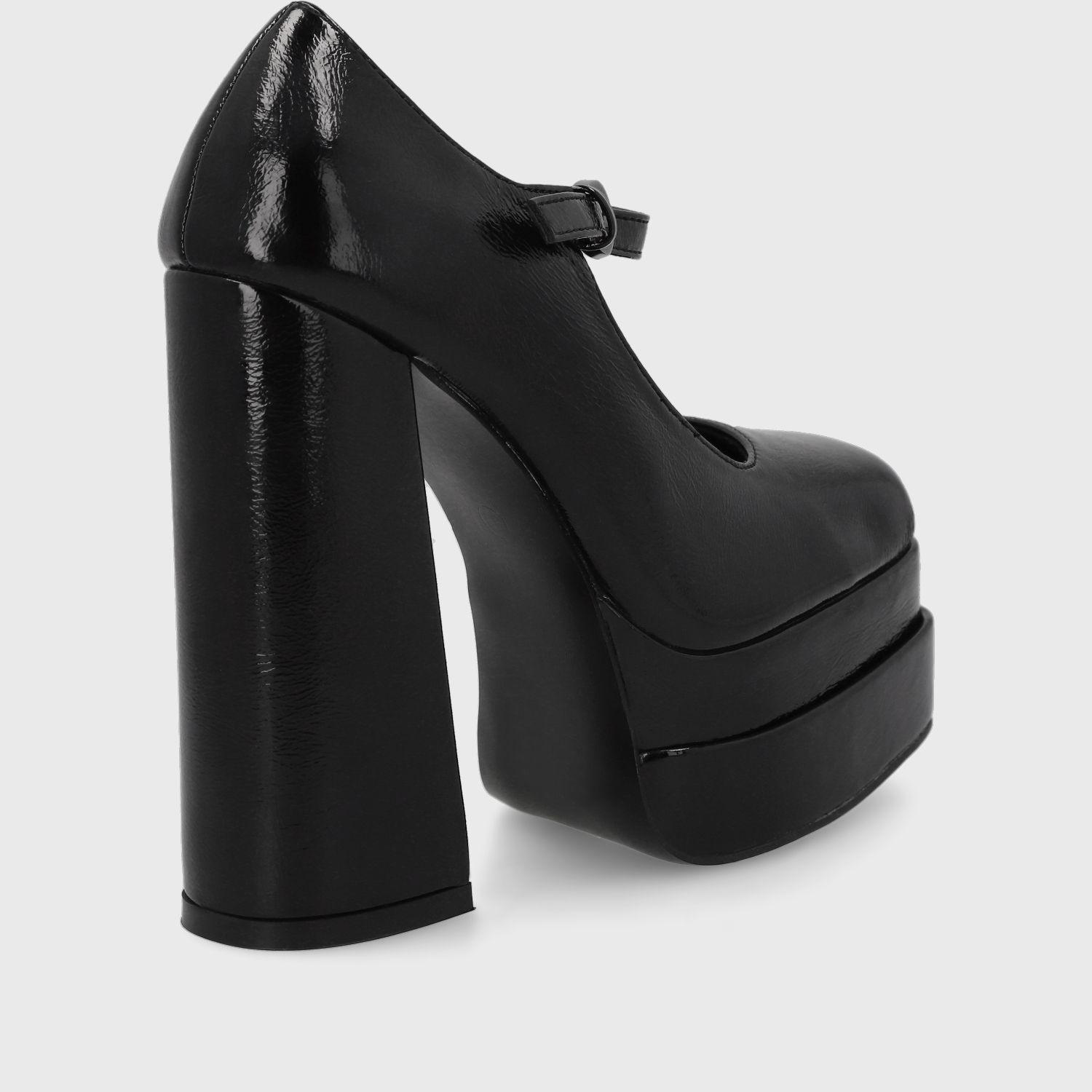 Zapato Plataforma Negro  Mujer 25913 Gotta-4