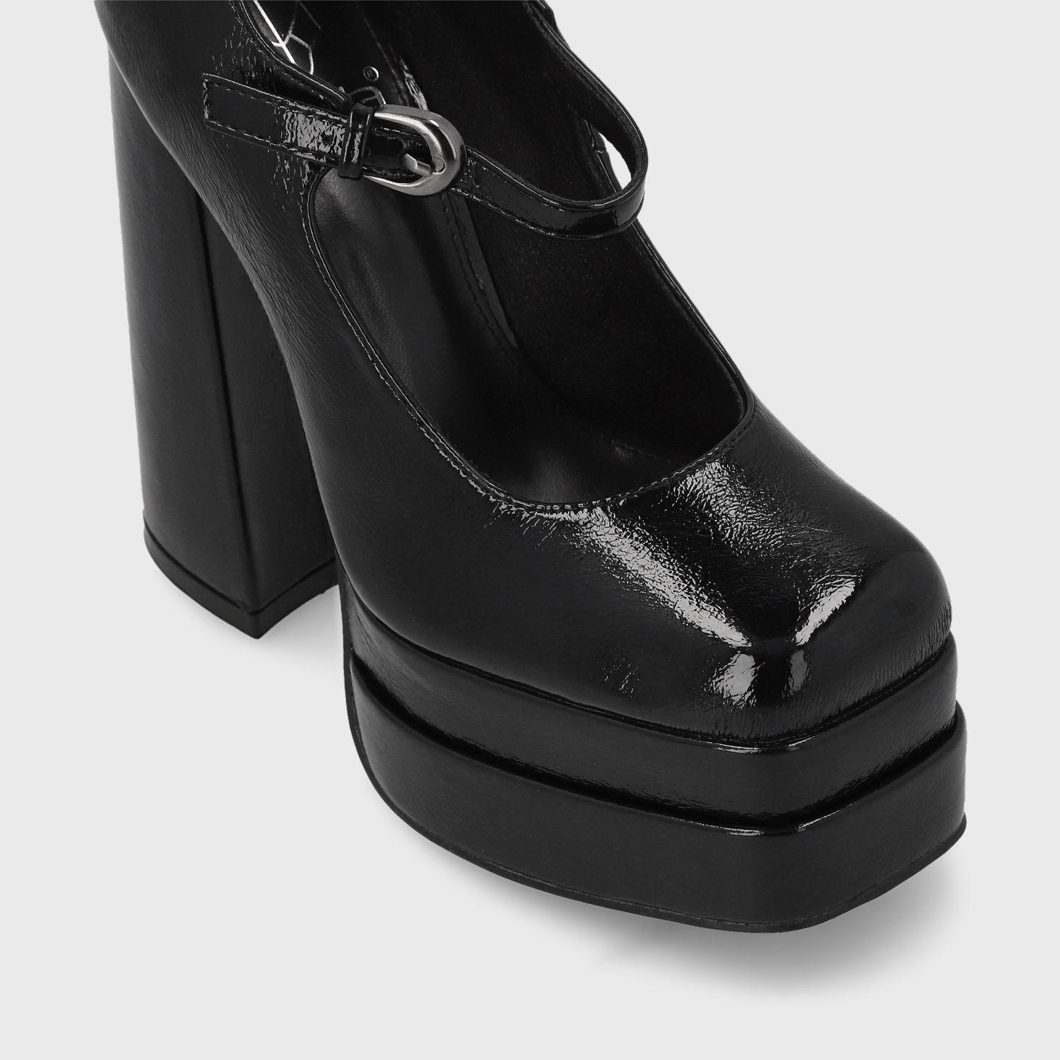 Zapato Plataforma Negro  Mujer 25913 Gotta-5
