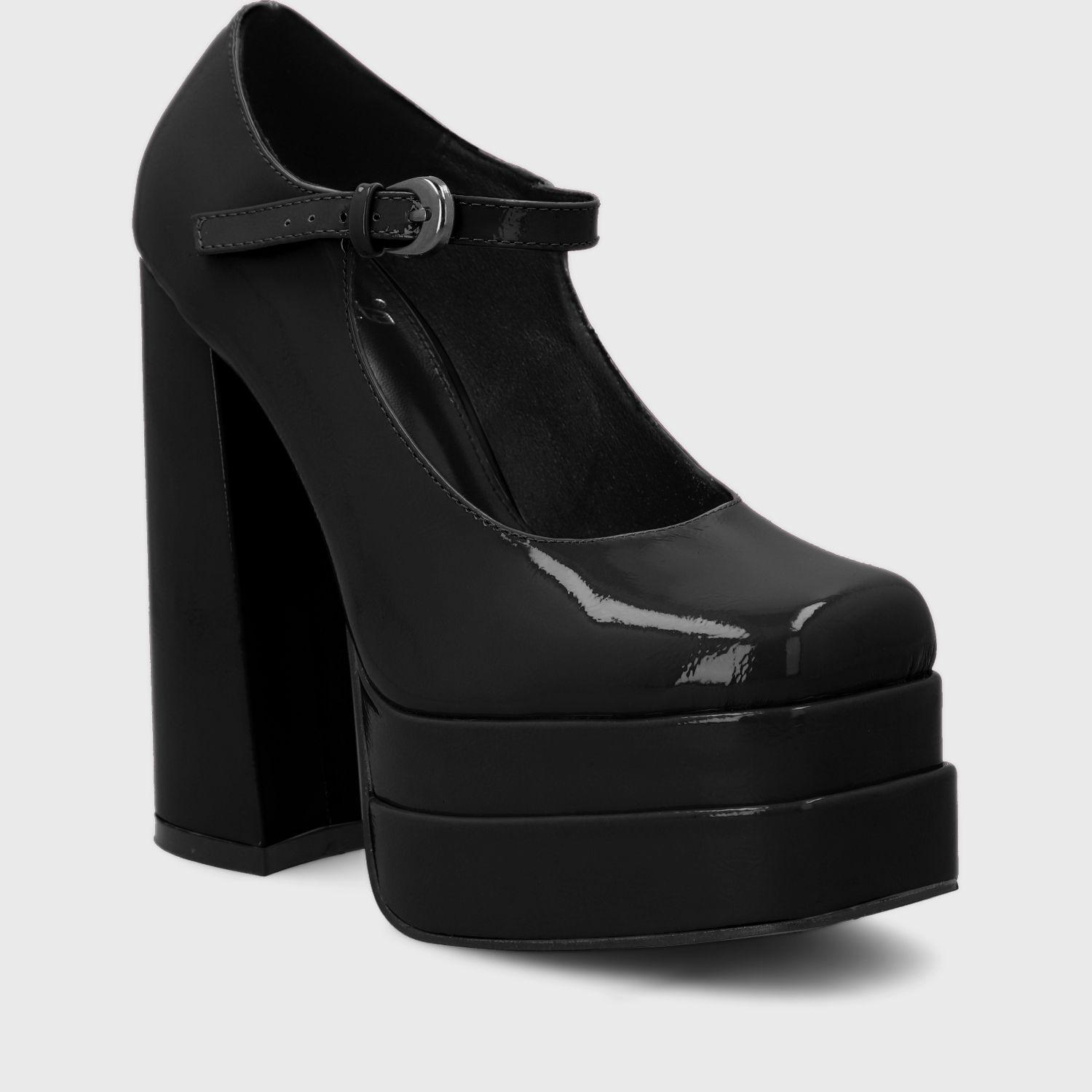 Zapato Plataforma Negro  Mujer 25913 Gotta-1