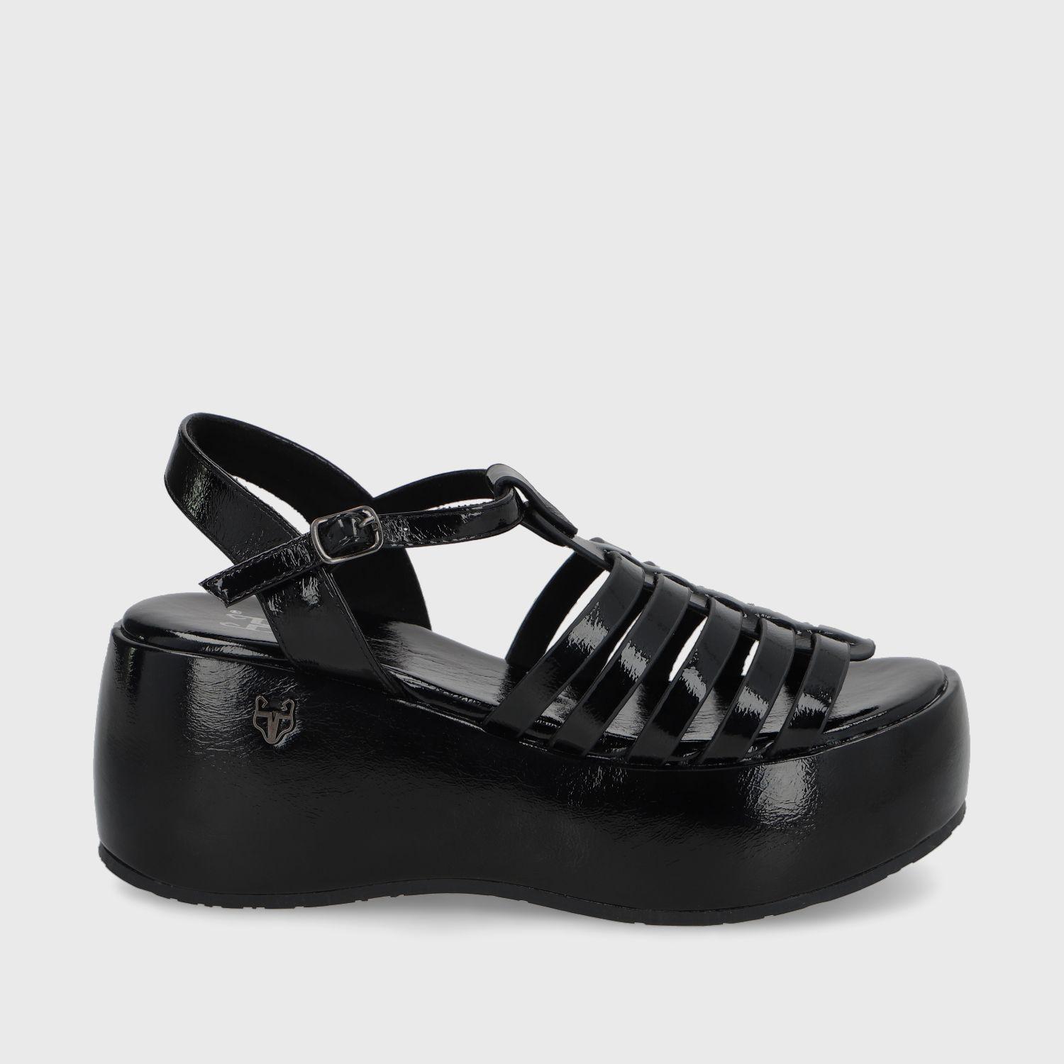 Sandalia Negra Mujer 45821 Gotta-0