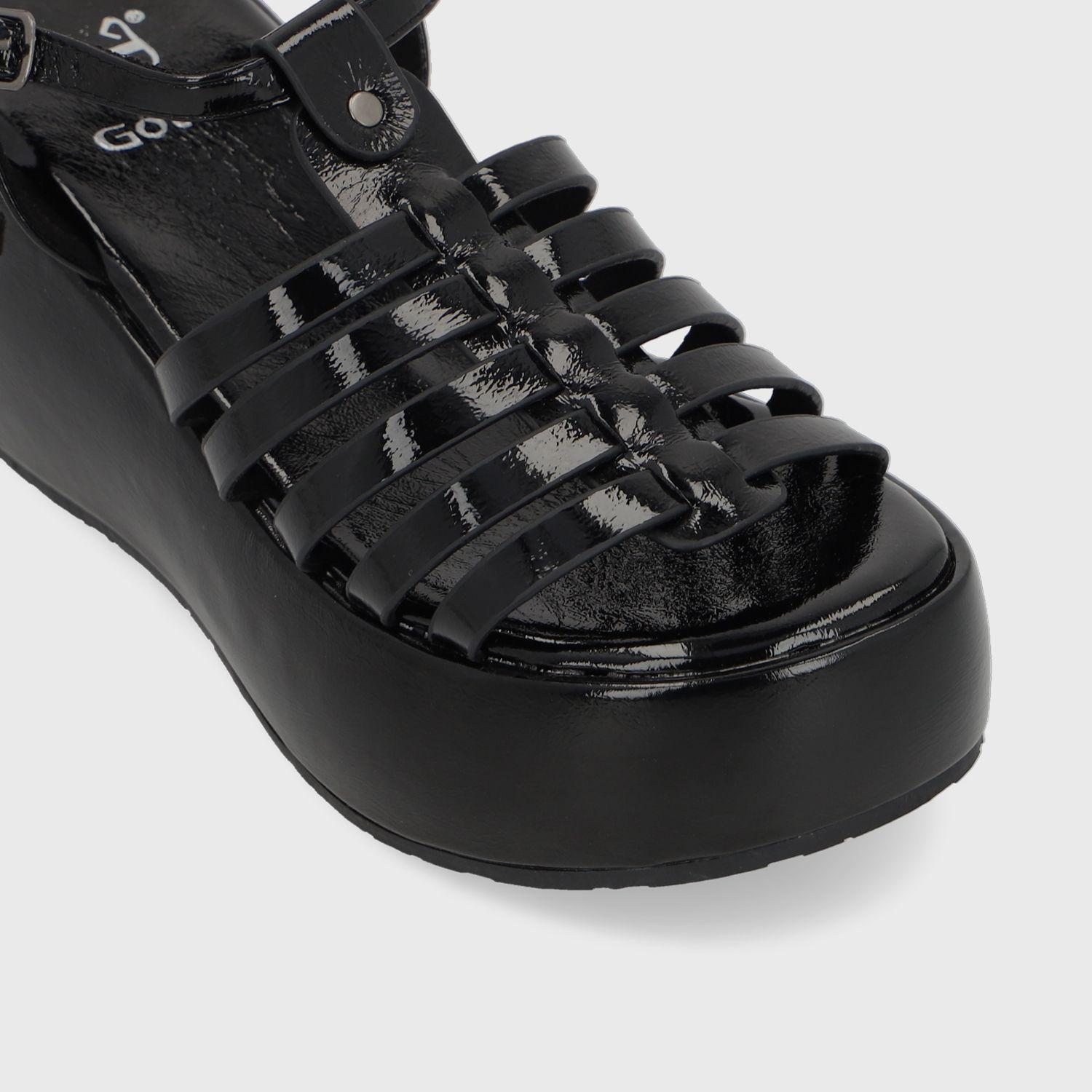 Sandalia Negra Mujer 45821 Gotta-5