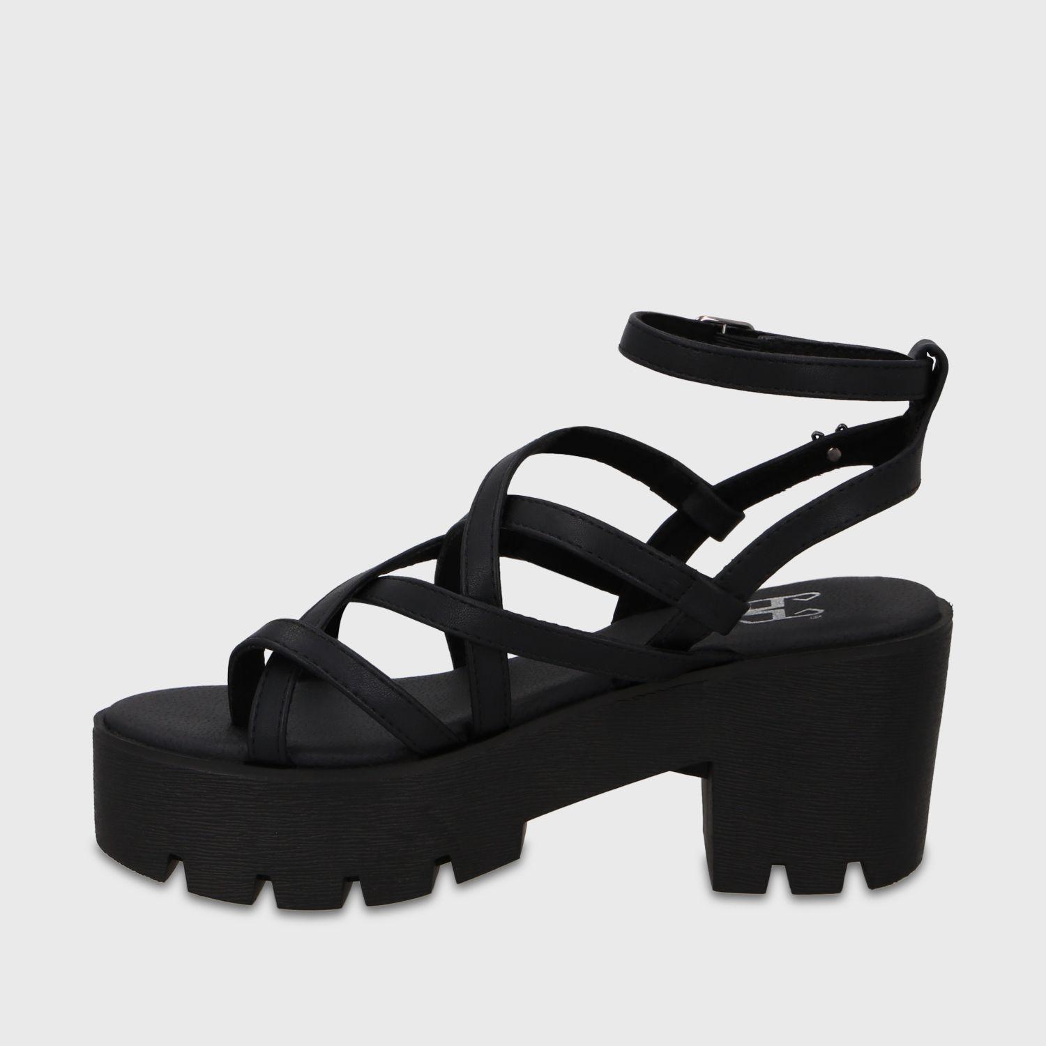 Sandalia Plataforma Negra Mujer 43024 Gotta-3