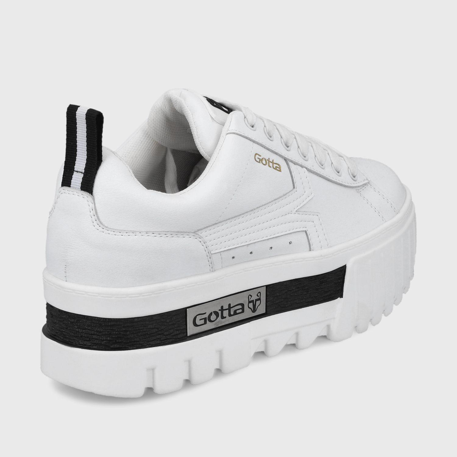 Zapatilla Plataforma Blanca  Mujer 23243 Gotta-4