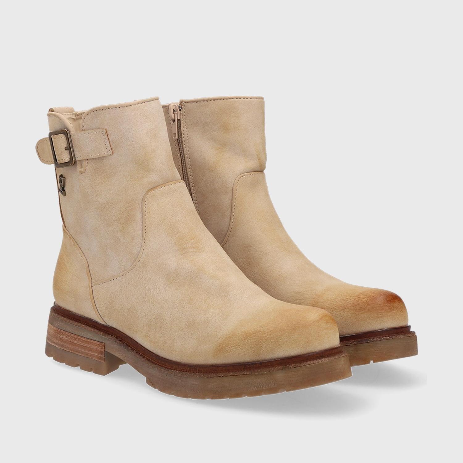 Botín Beige Mujer 25730 Gotta-2