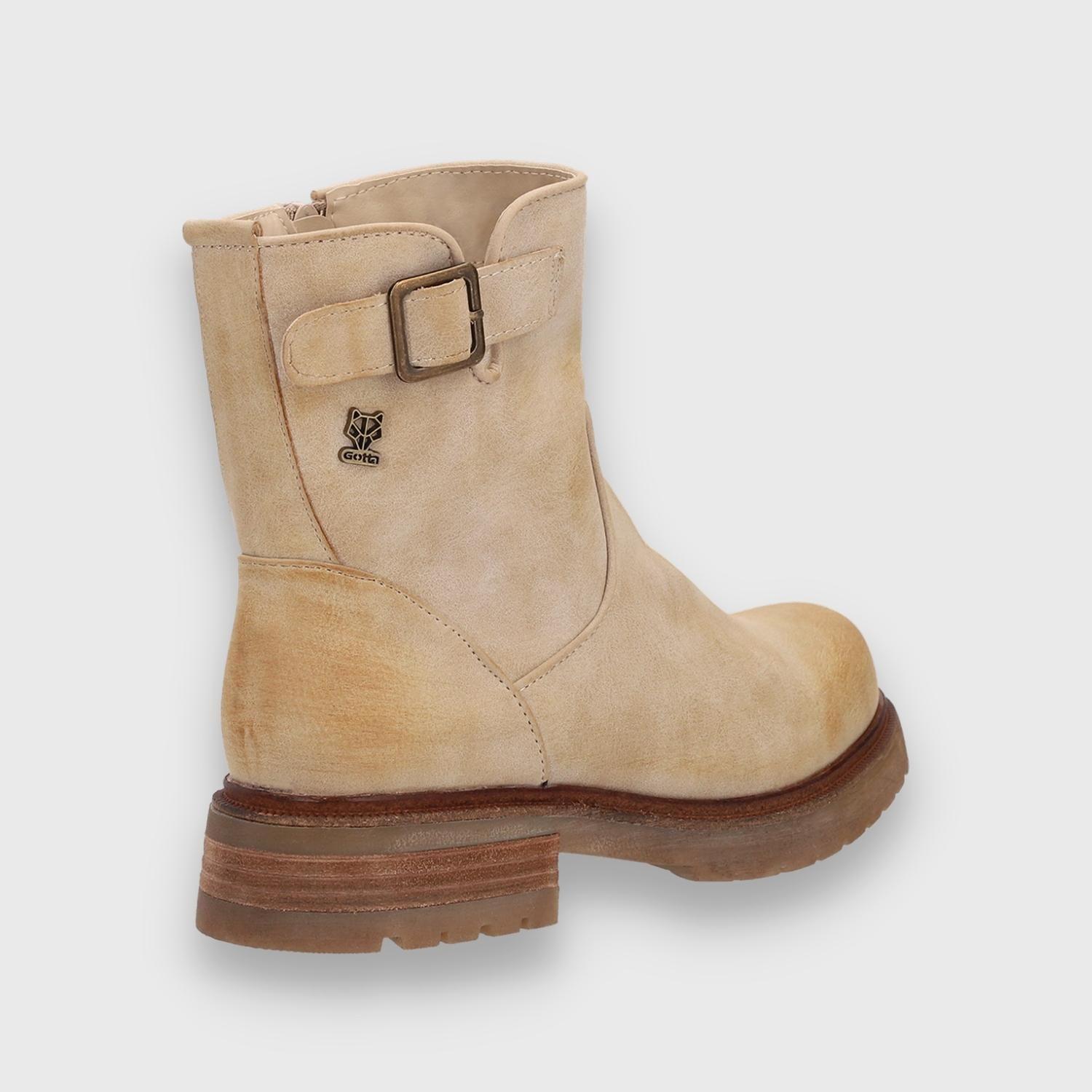 Botín Beige Mujer 25730 Gotta-4