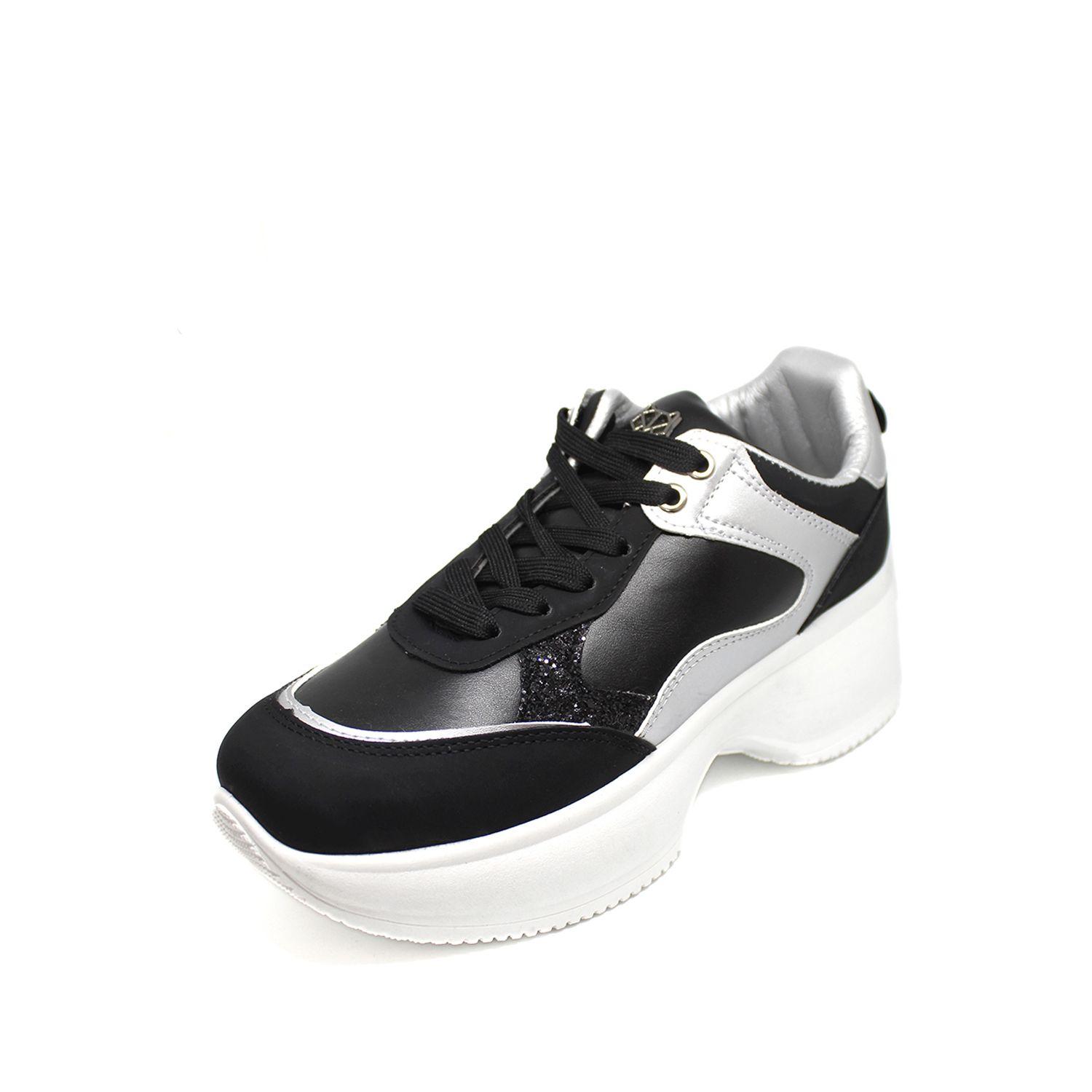 Zapatilla Negra Mujer 15911 Gotta-5