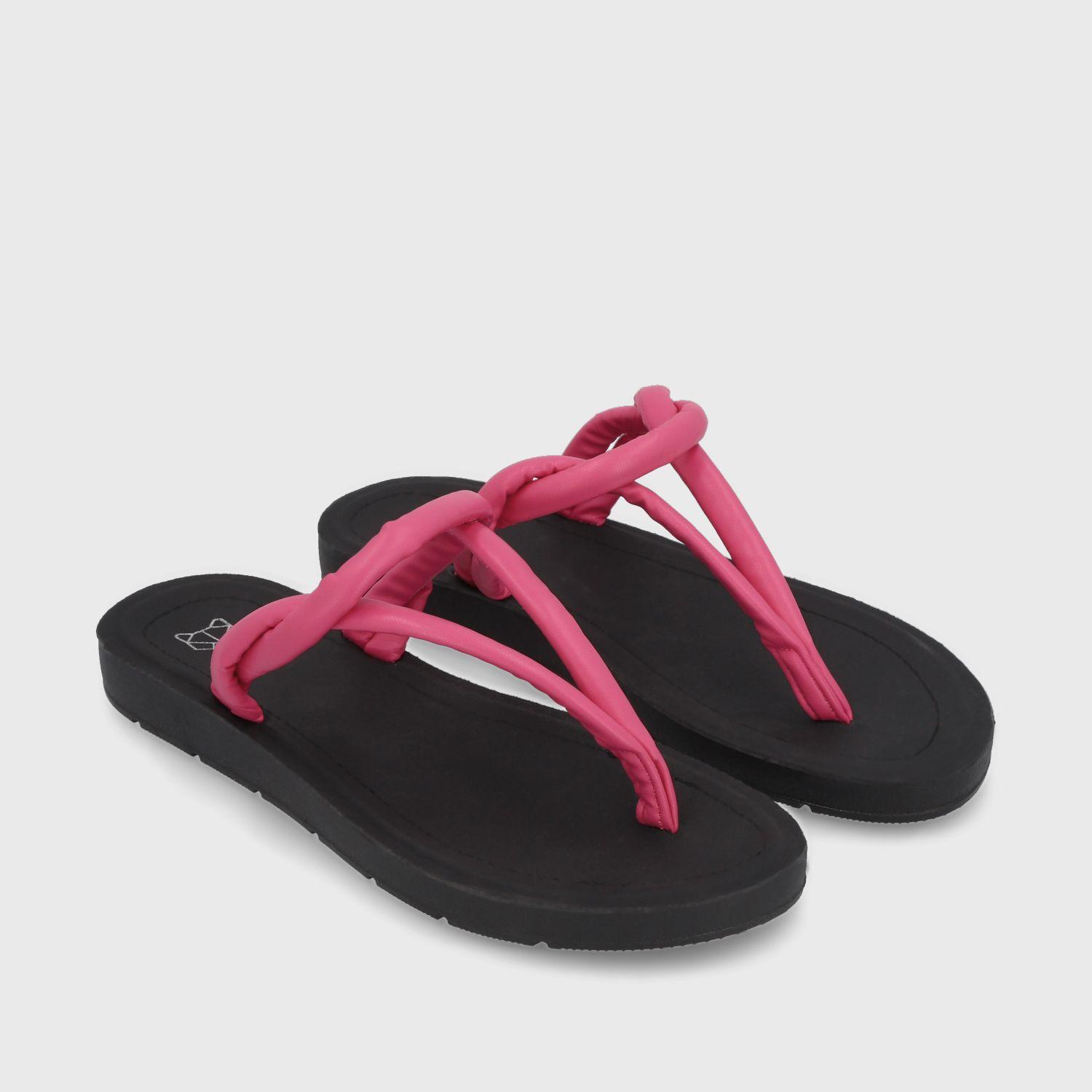 Sandalia Plana Fucsia Mujer 13254 Gotta-2