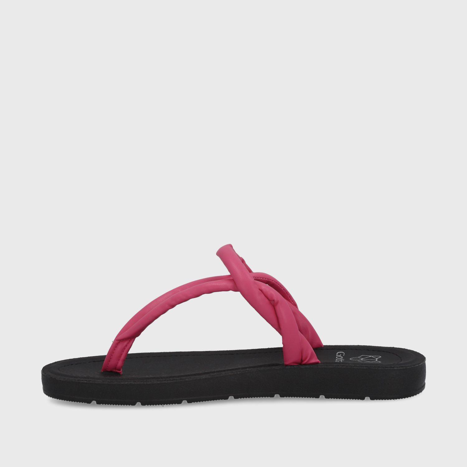 Sandalia Plana Fucsia Mujer 13254 Gotta-3