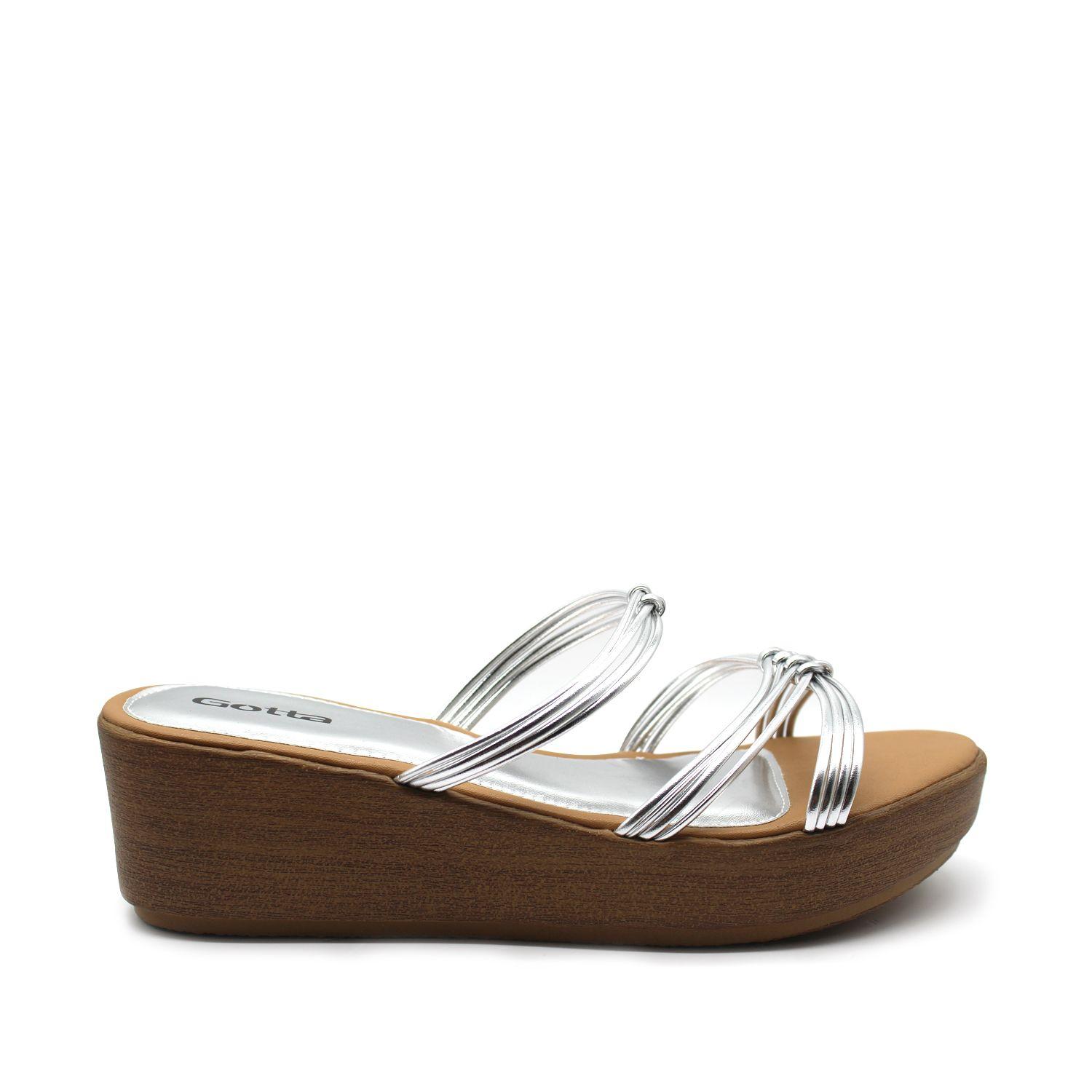 SANDALIA PLATEADA 11041-0