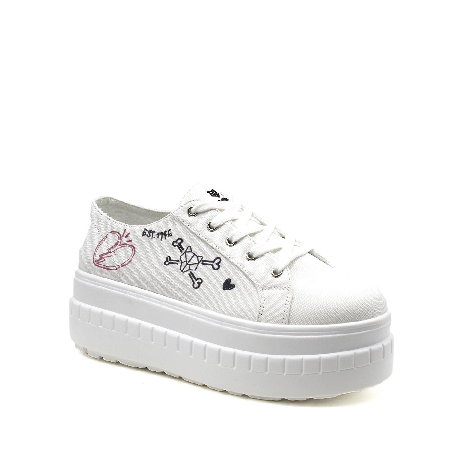 Zapatilla Blanca Mujer 13301 Gotta-1