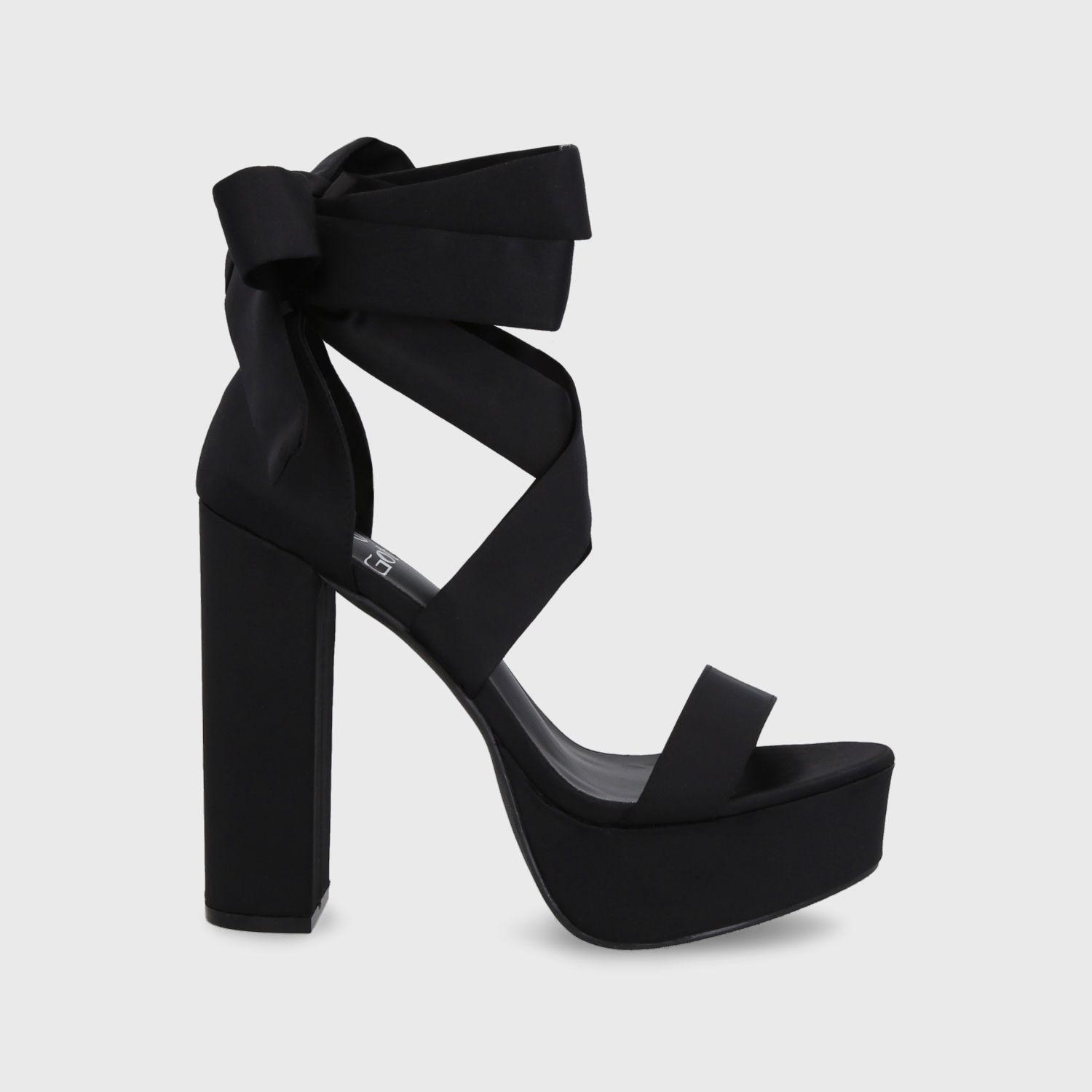 Sandalia Plataforma Negra Mujer 36201 Gotta-0