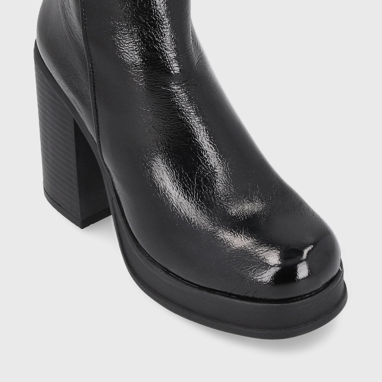 Botín Negro Charol Mujer 33782 Gotta-5