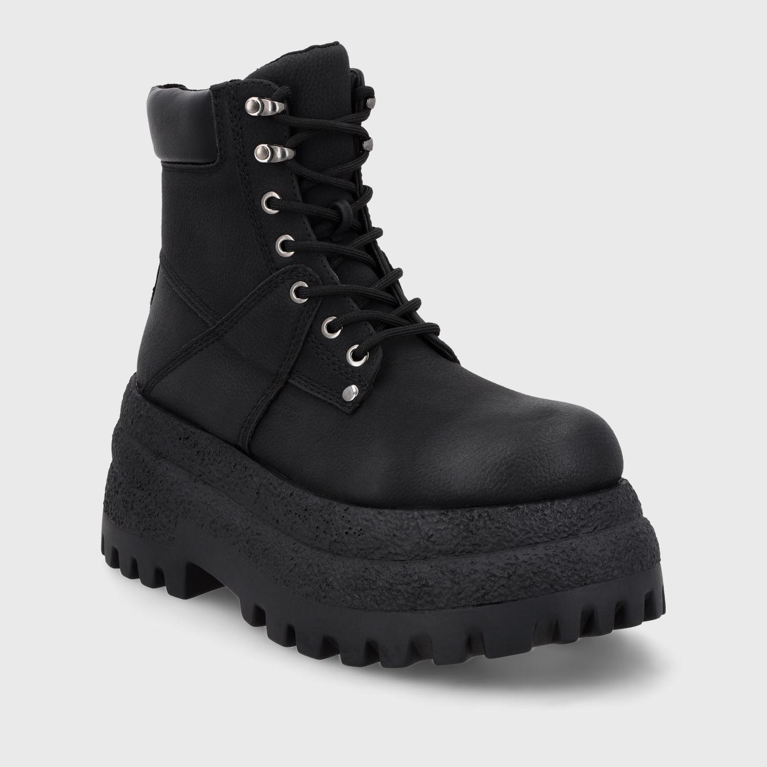 Botin Plataforma Negro Mujer 55290 Gotta-1