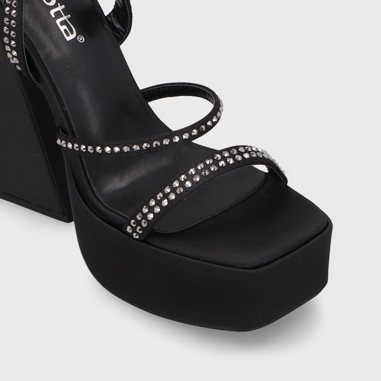 Sandalia Negra Mujer 45931 Gotta-5