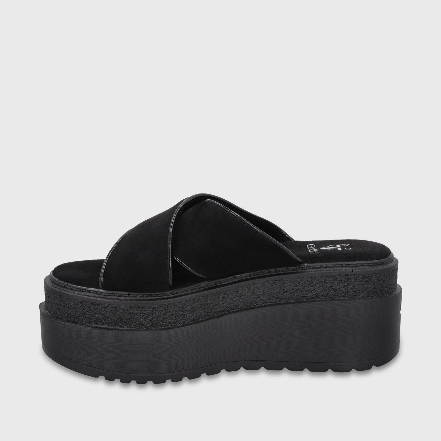 Sandalia Plataforma Negra Mujer 65930 Gotta-3